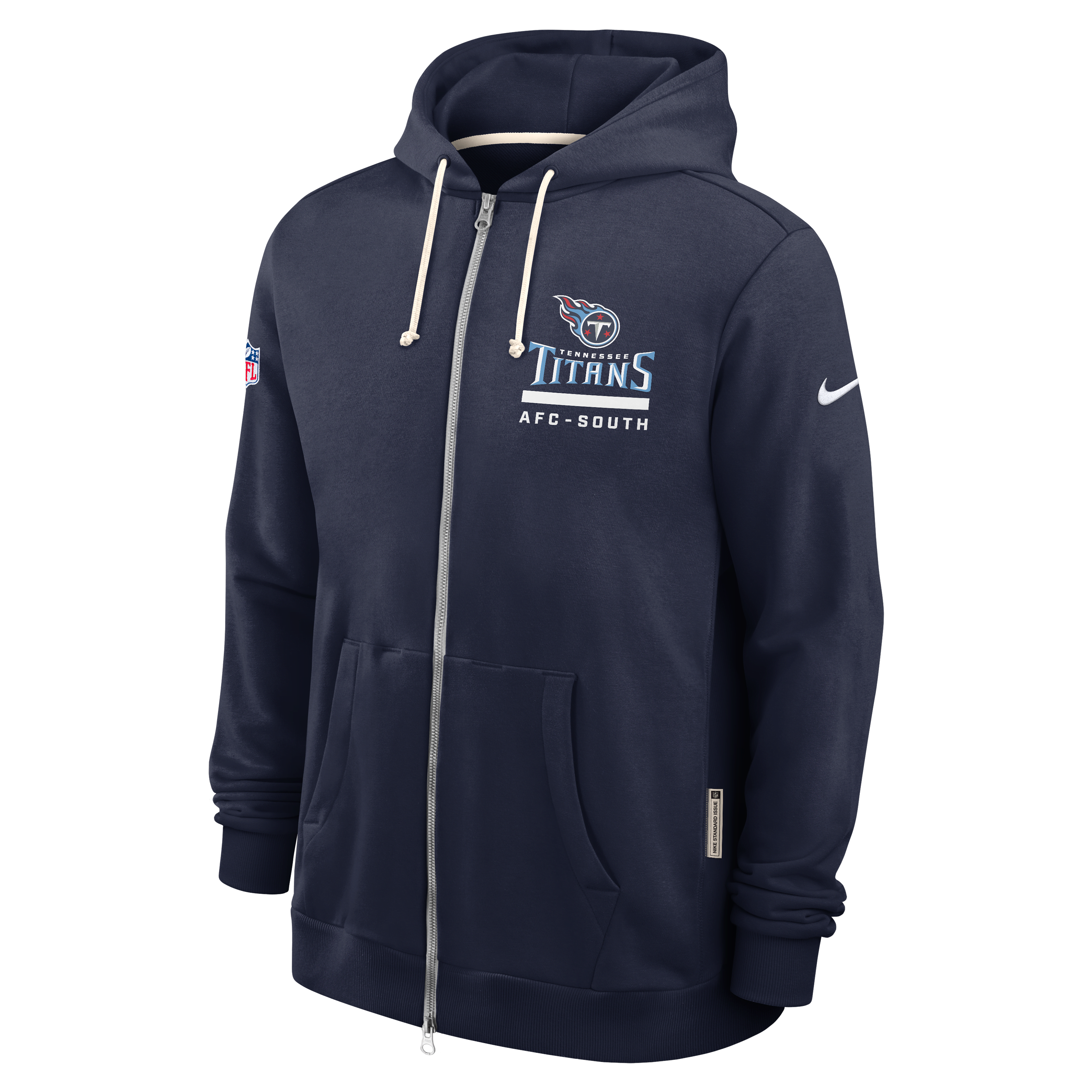 Tennessee Titans Utility Player Sideline Men's Nike Dri-FIT NFL Full-Zip Hoodie
