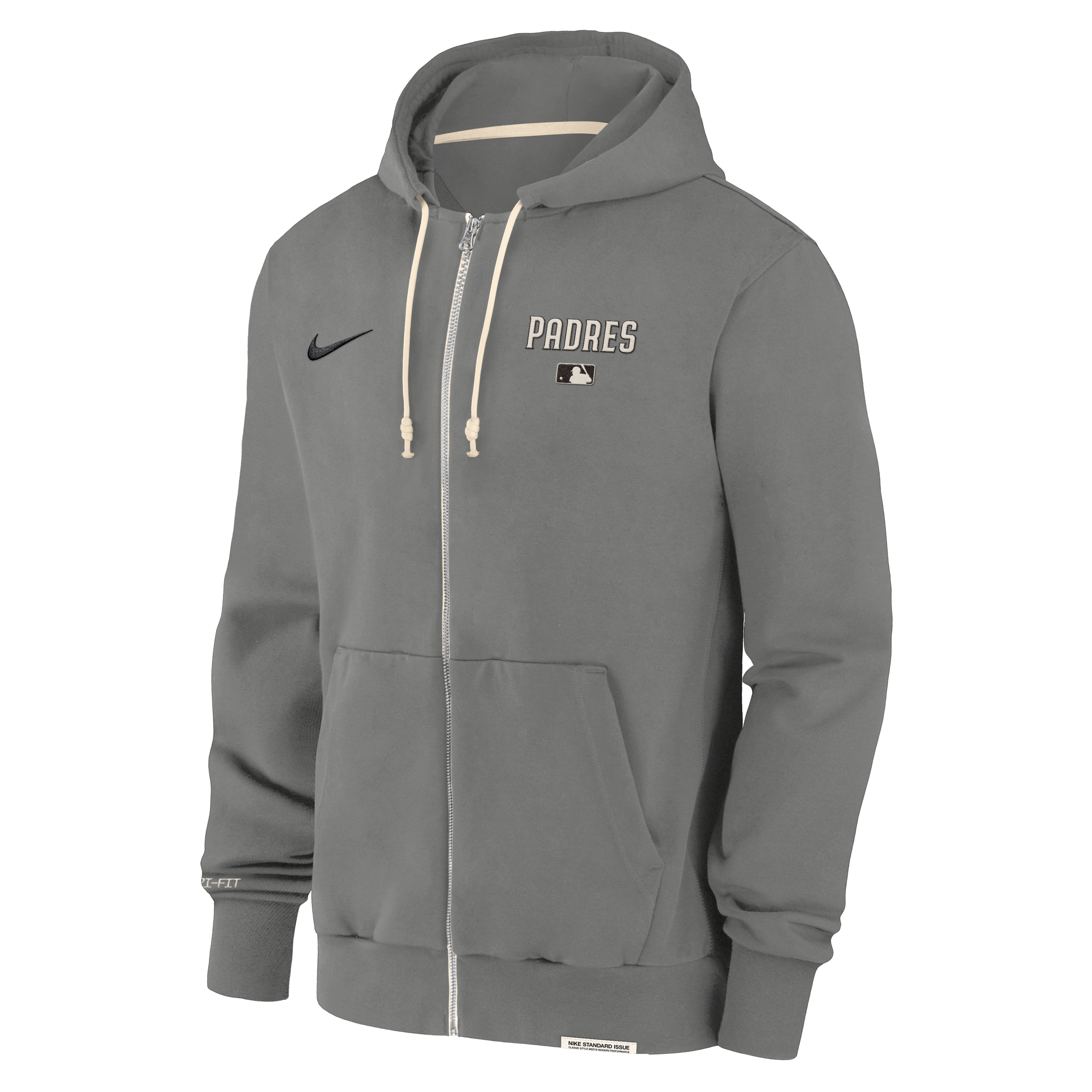 San Diego Padres Authentic Collection Travel Men's Nike Dri-FIT MLB Full-Zip Hoodie