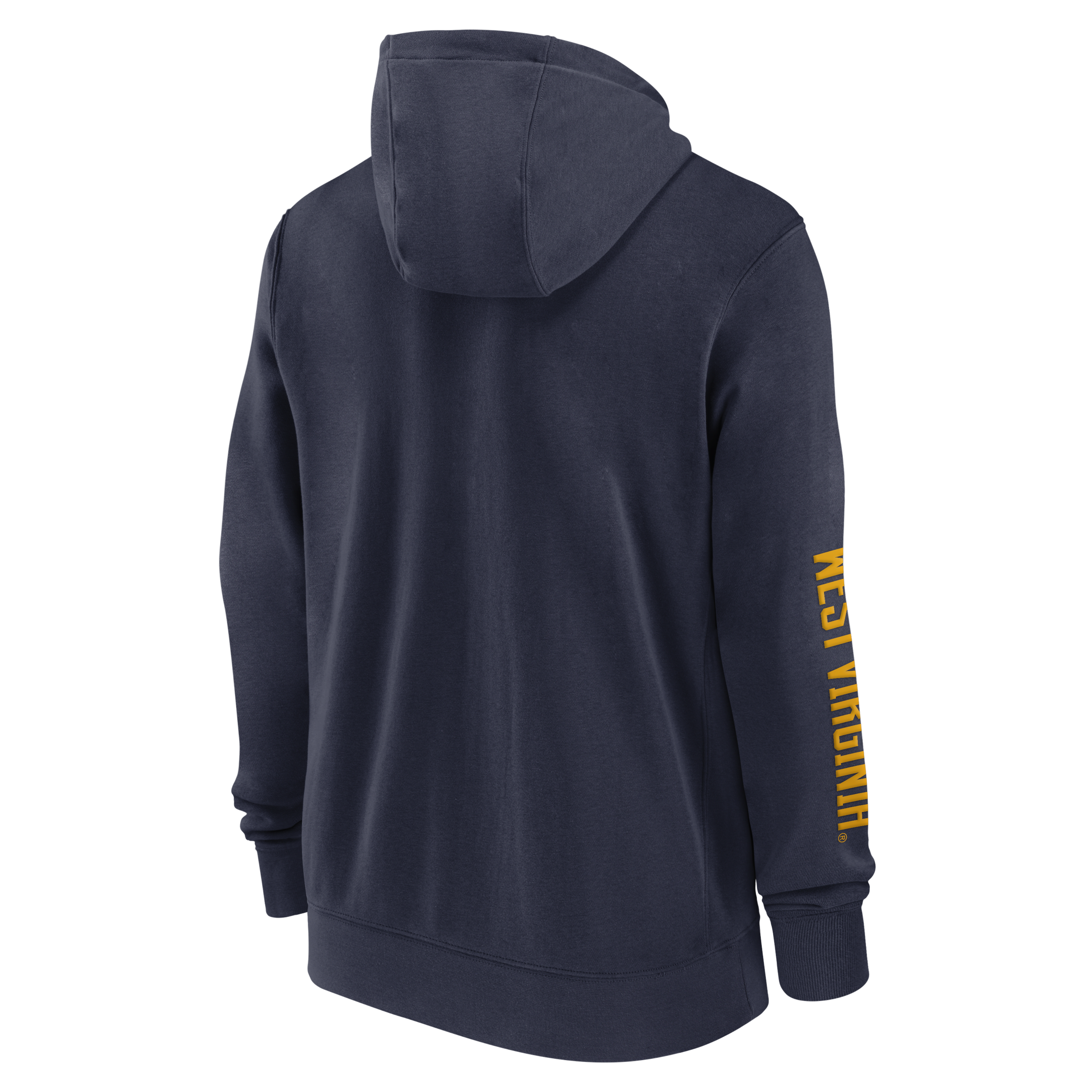 West Virginia Mountaineers Sideline Team Issue Men's Nike College Full-Zip Hoodie