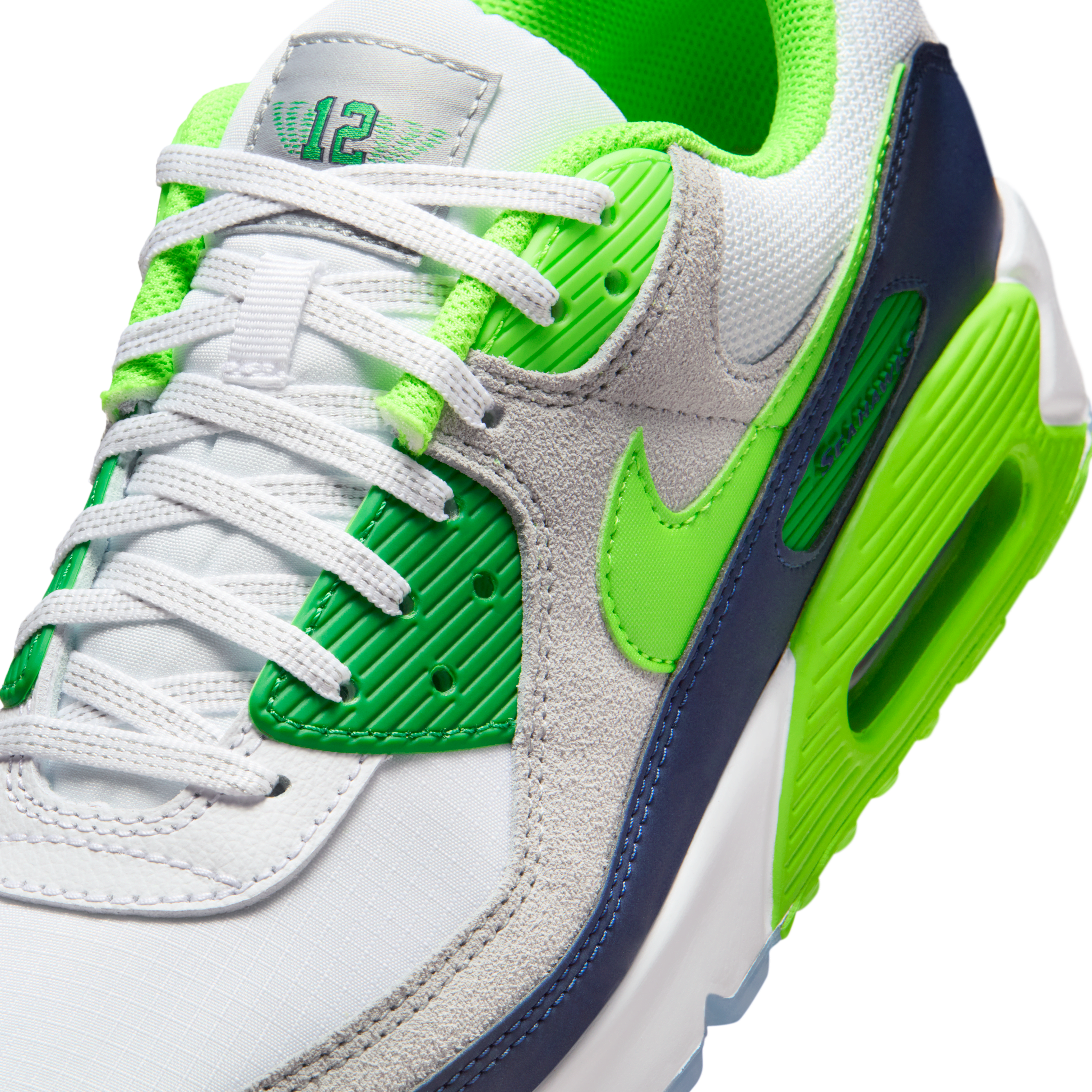 Seattle Seahawks Air Max 90 Men's Nike Shoes