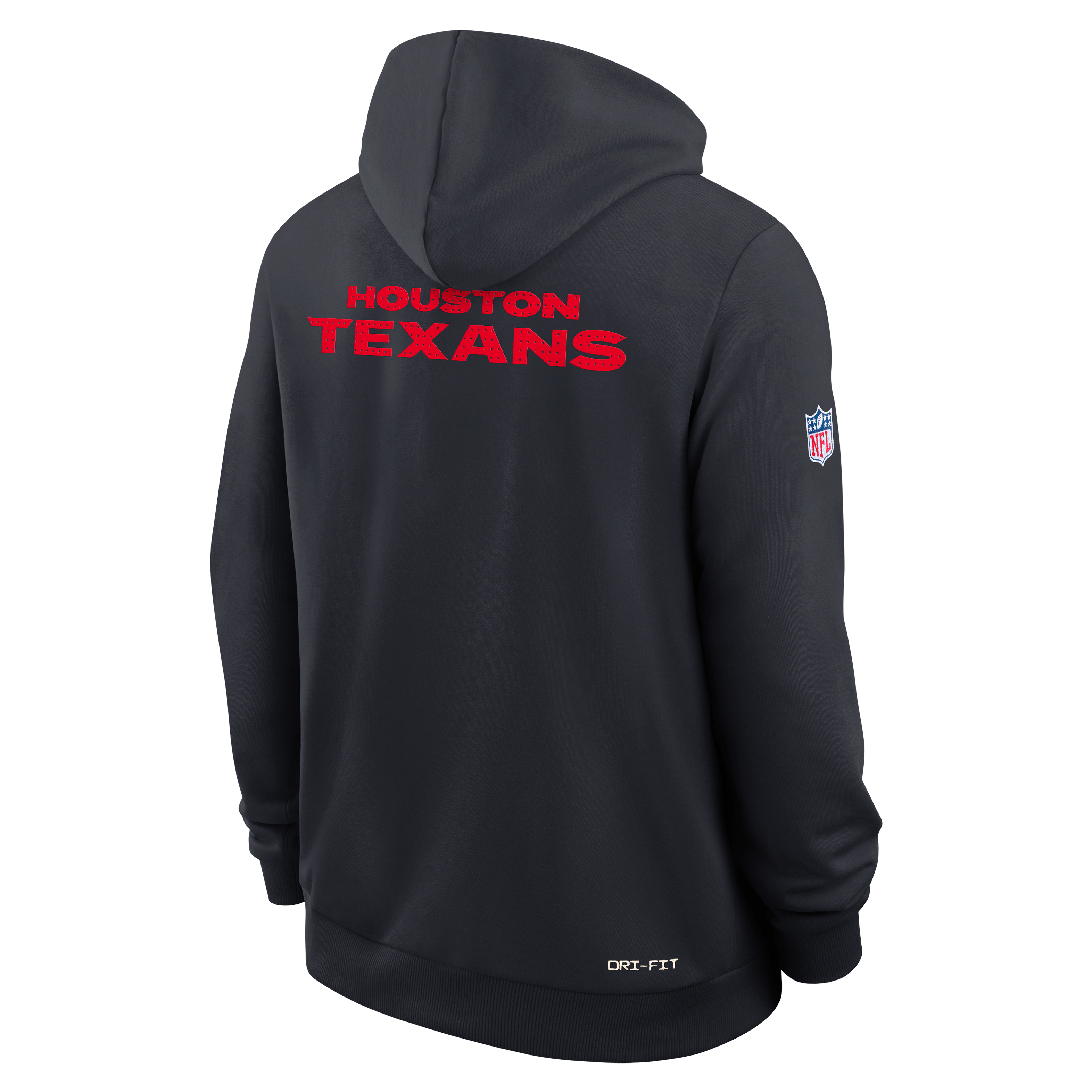 Houston Texans Initial Home Sideline Men's Nike Dri-FIT NFL Pullover Hoodie