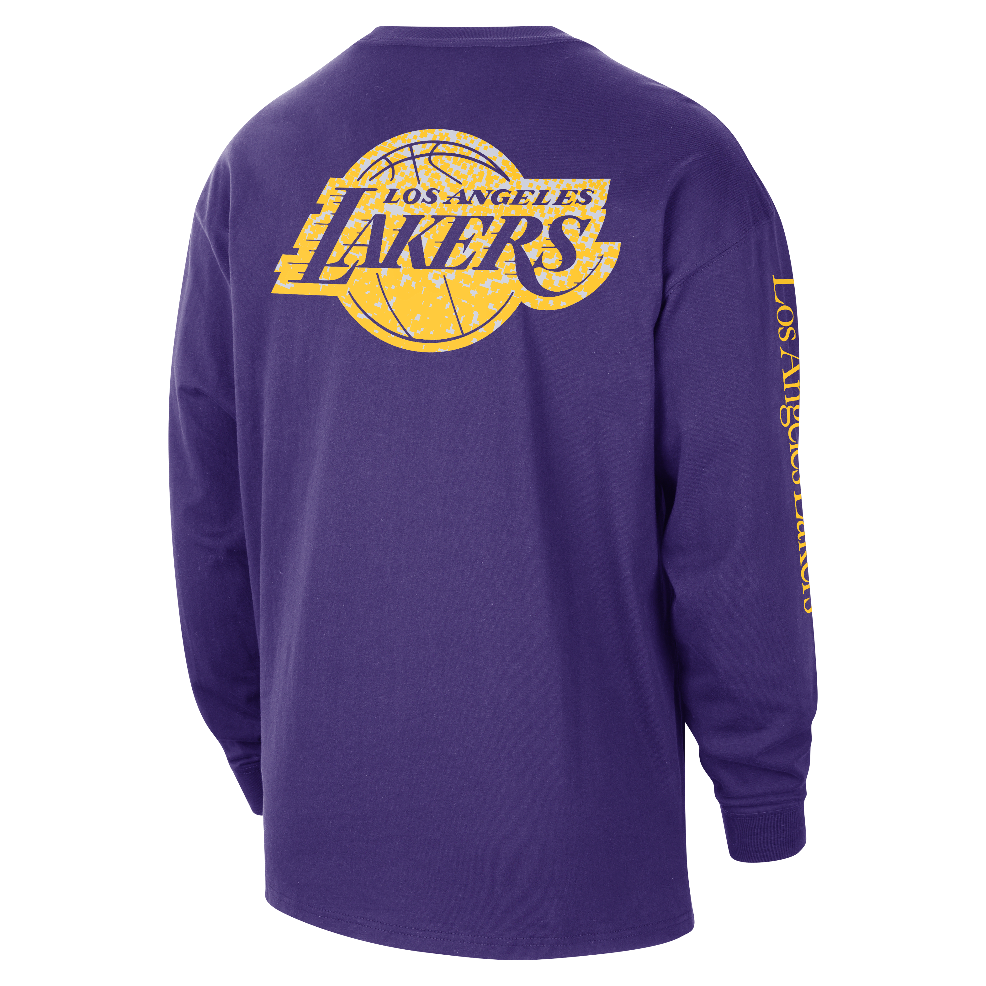 Los Angeles Lakers Courtside Men's Nike NBA Long-Sleeve Max90 T-Shirt