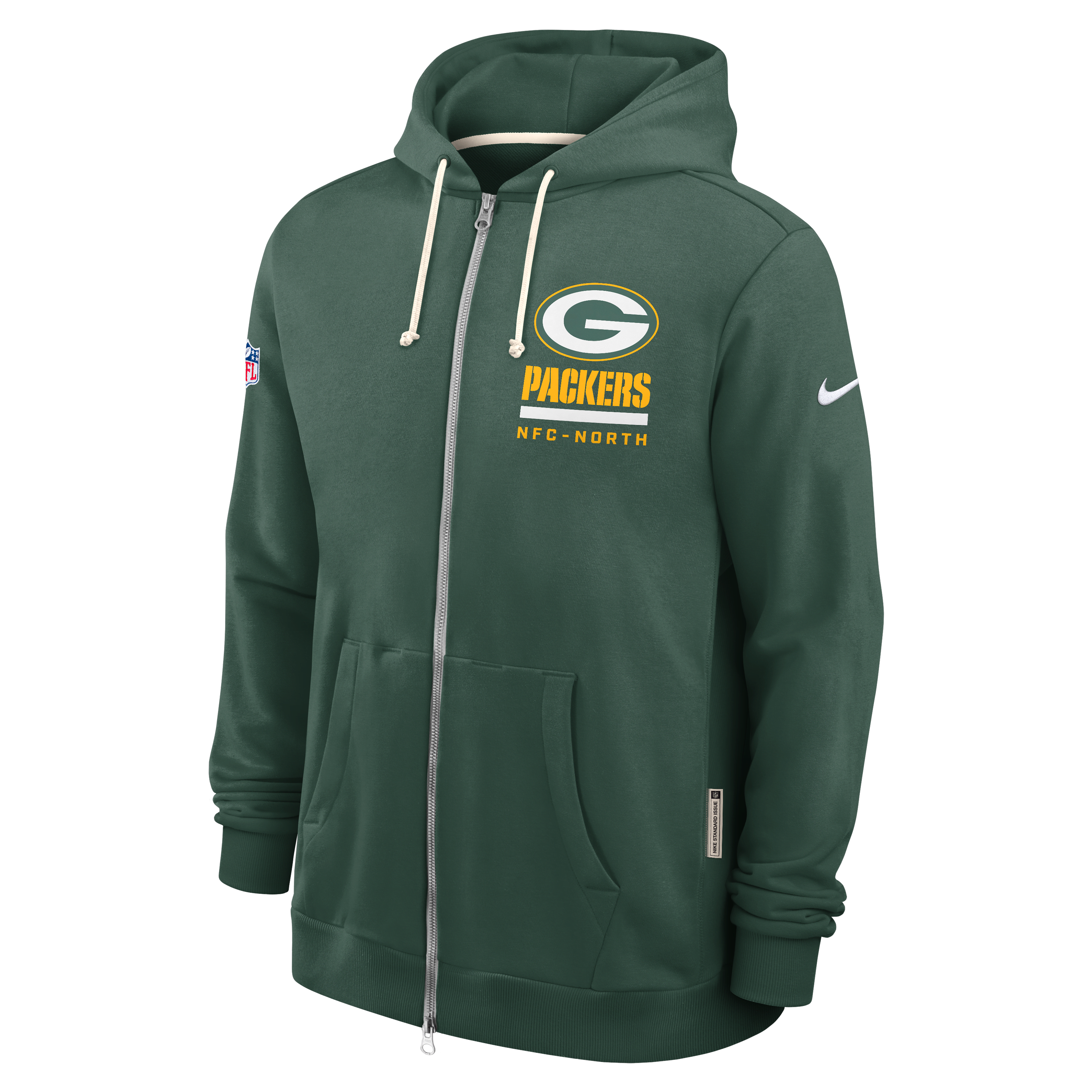 Green Bay Packers Utility Player Sideline Men's Nike Dri-FIT NFL Full-Zip Hoodie