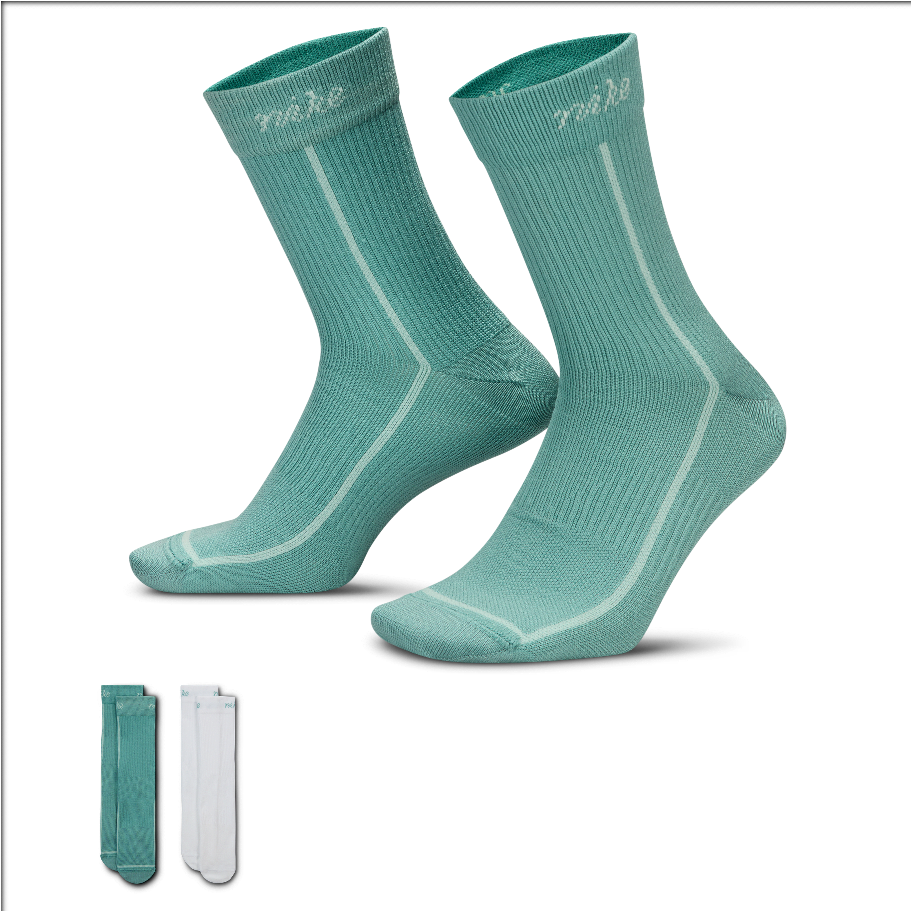 Nike Everyday Plus Women's Lightweight Crew Socks (2-Pair)