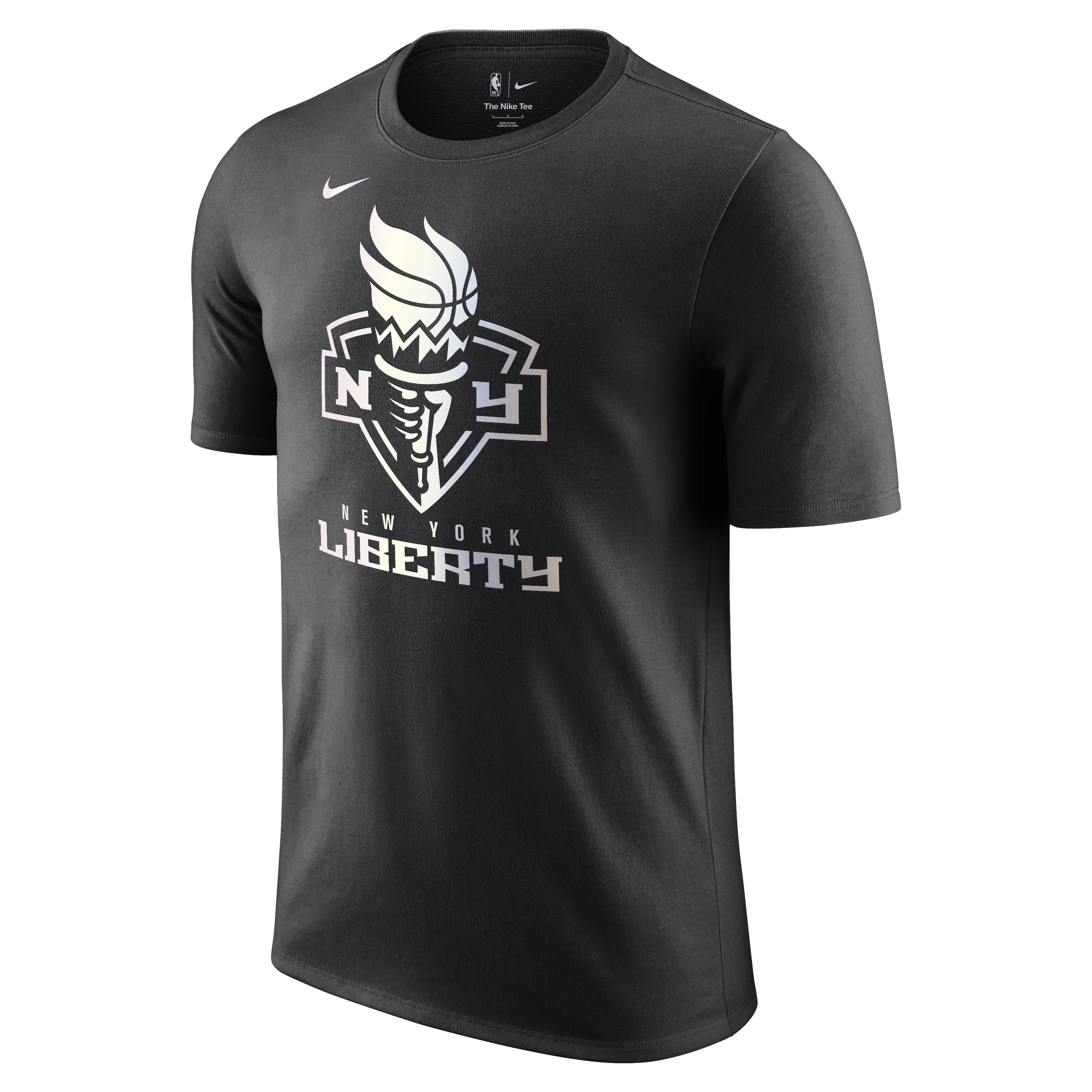 New York Liberty Nike WNBA Iridescent Logo T-Shirt