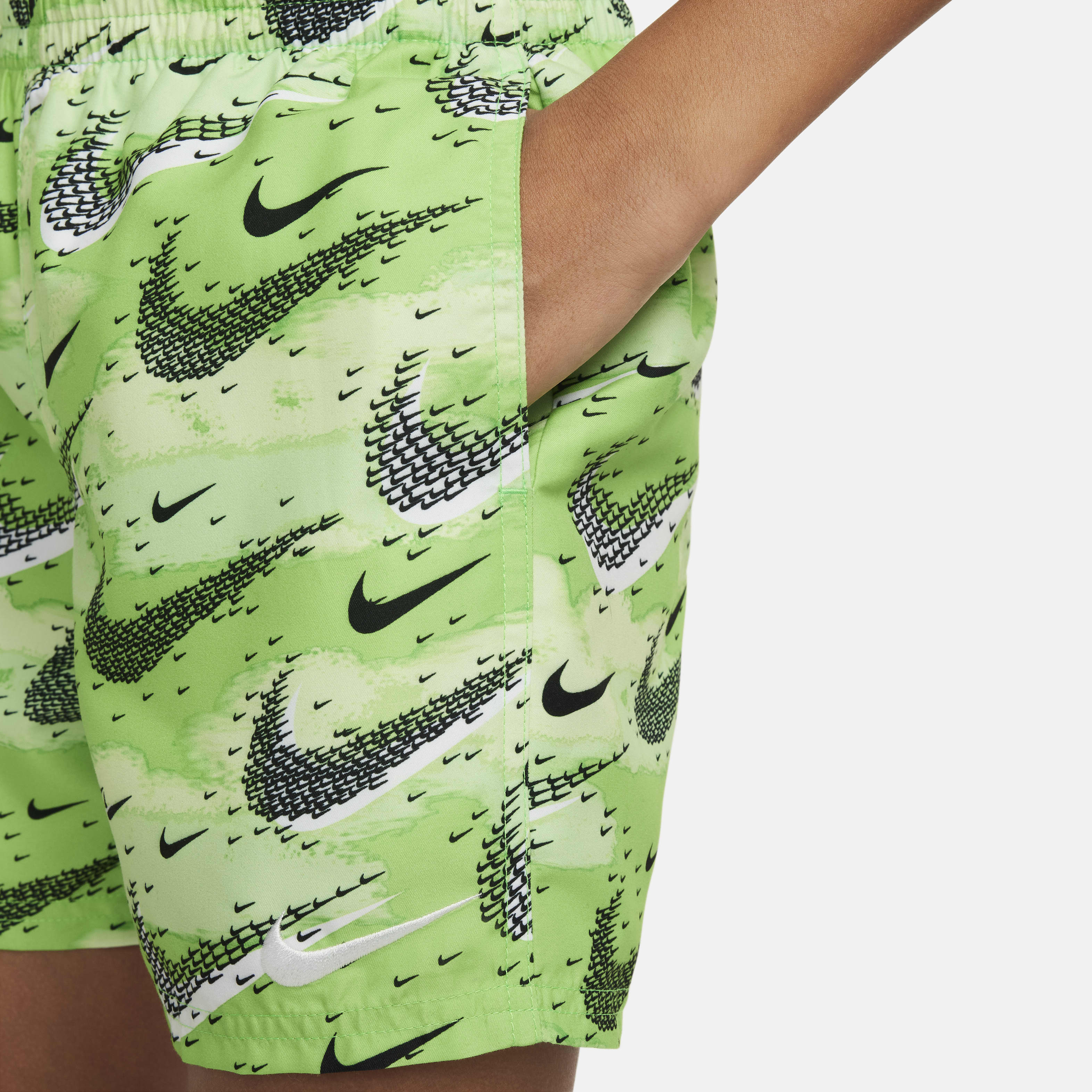 Nike Swim Flock Big Kids' (Boys') 4" Volley Shorts