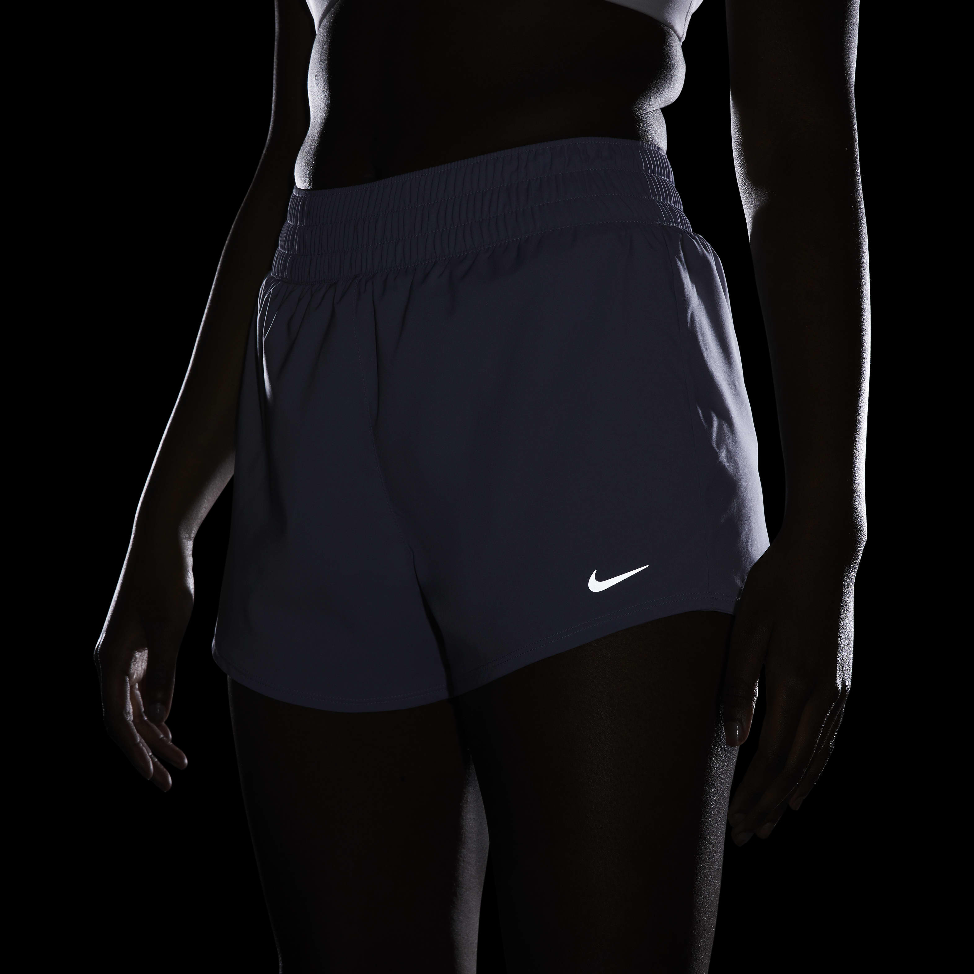 Nike One Women's Dri-FIT High-Waisted 3" Brief-Lined Shorts