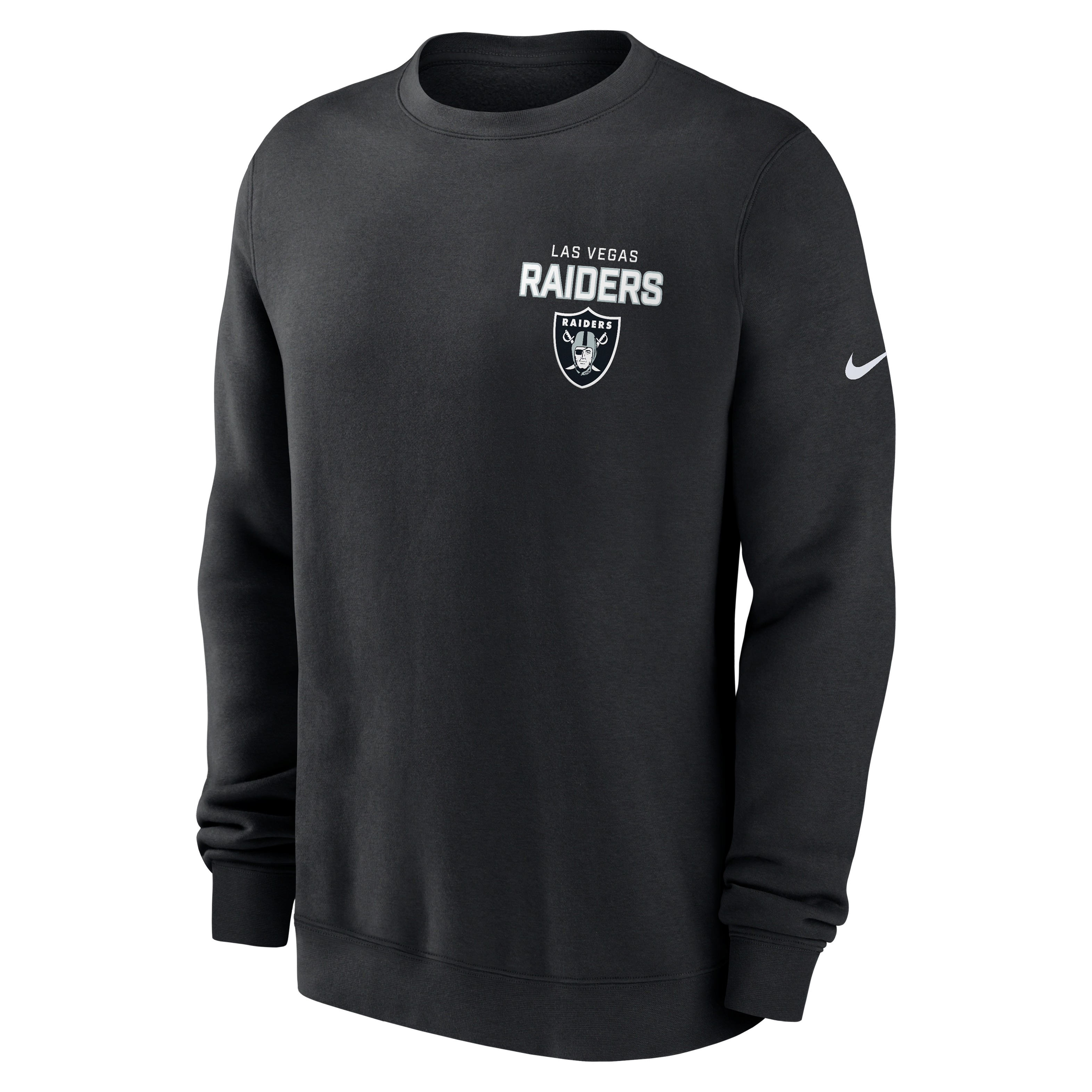 Las Vegas Raiders Draw Block Club Men's Nike NFL Pullover Crew