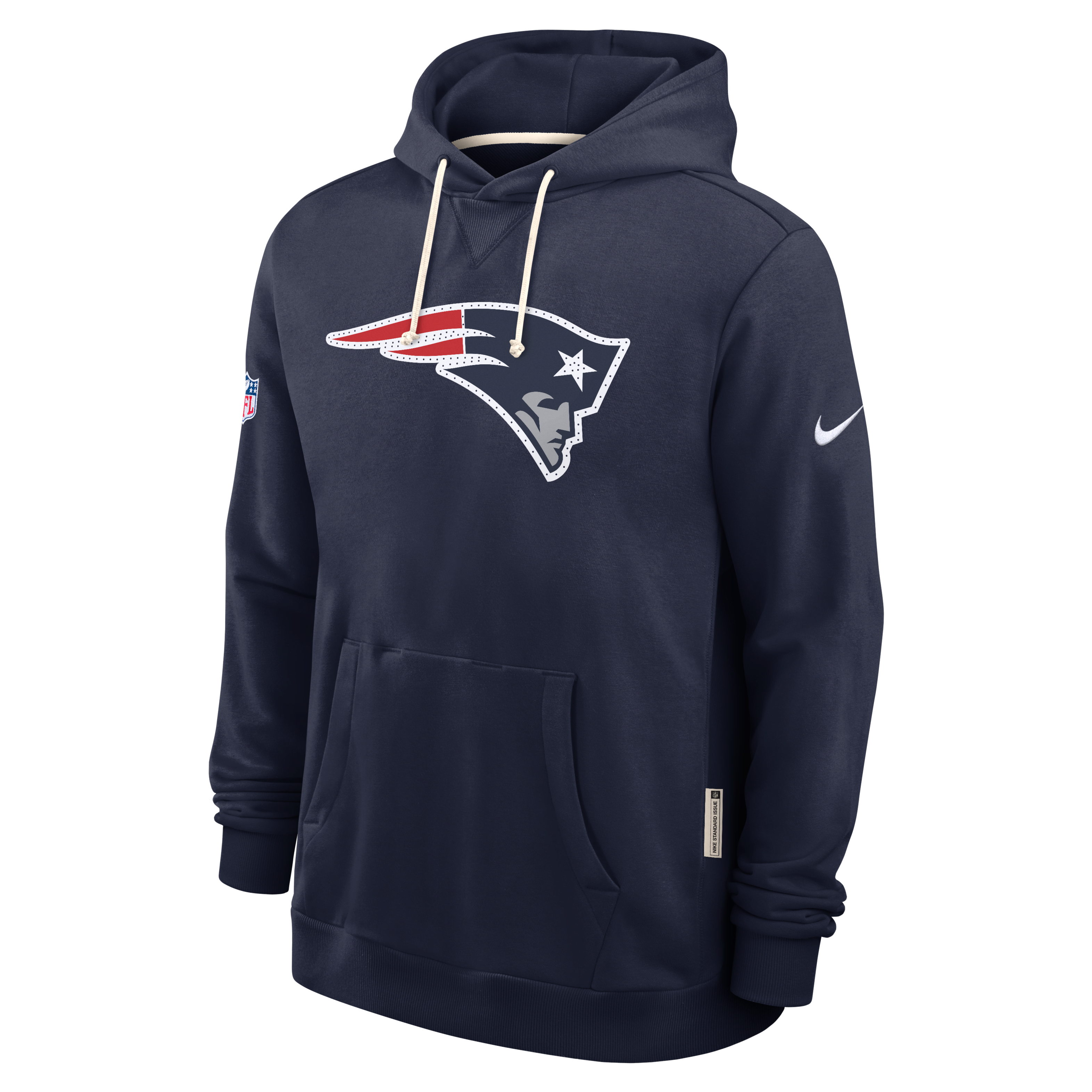 New England Patriots Initial Home Sideline Men's Nike Dri-FIT NFL Pullover Hoodie