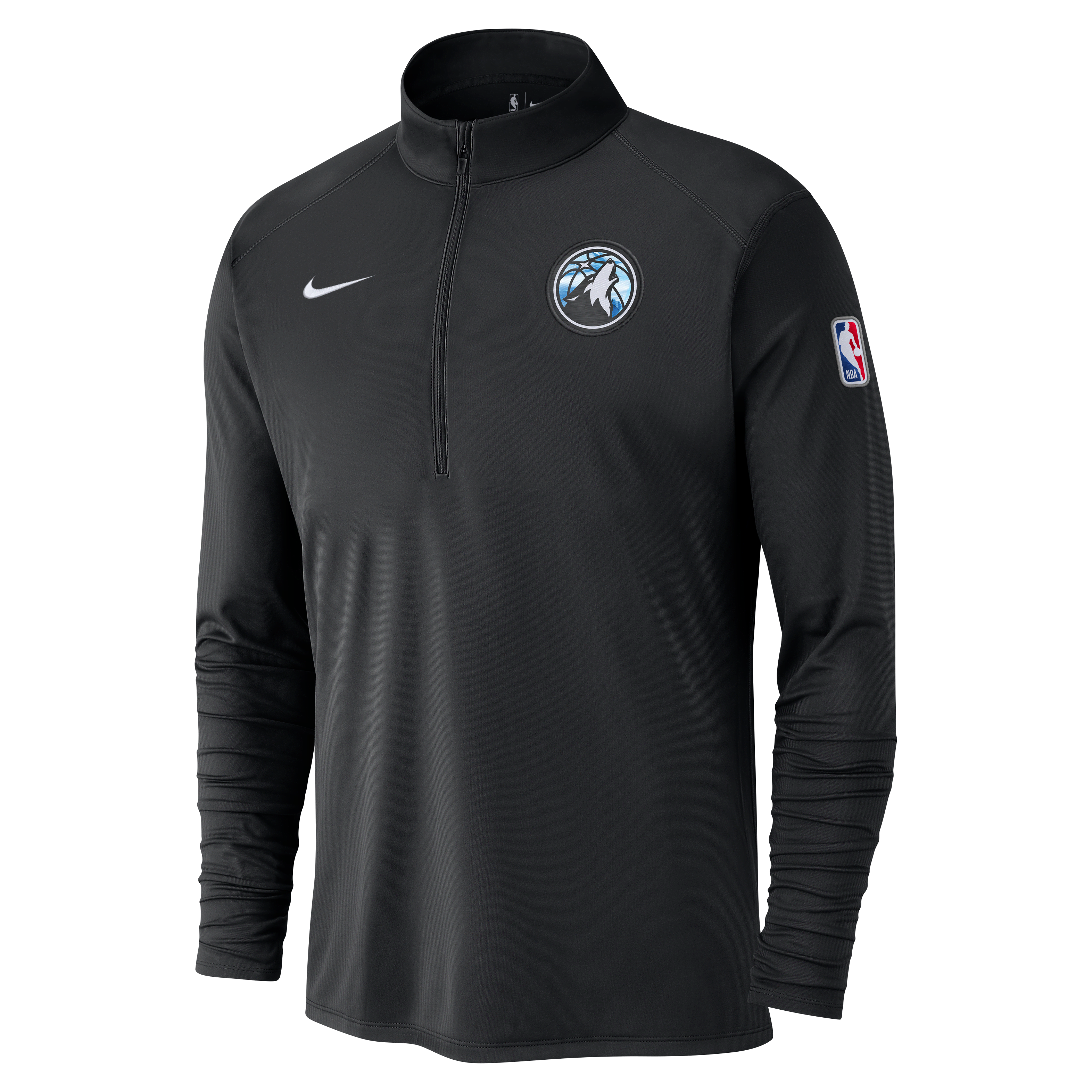 Minnesota Timberwolves City Edition Men's Nike Dri-FIT NBA 1/2-Zip Long-Sleeve Top