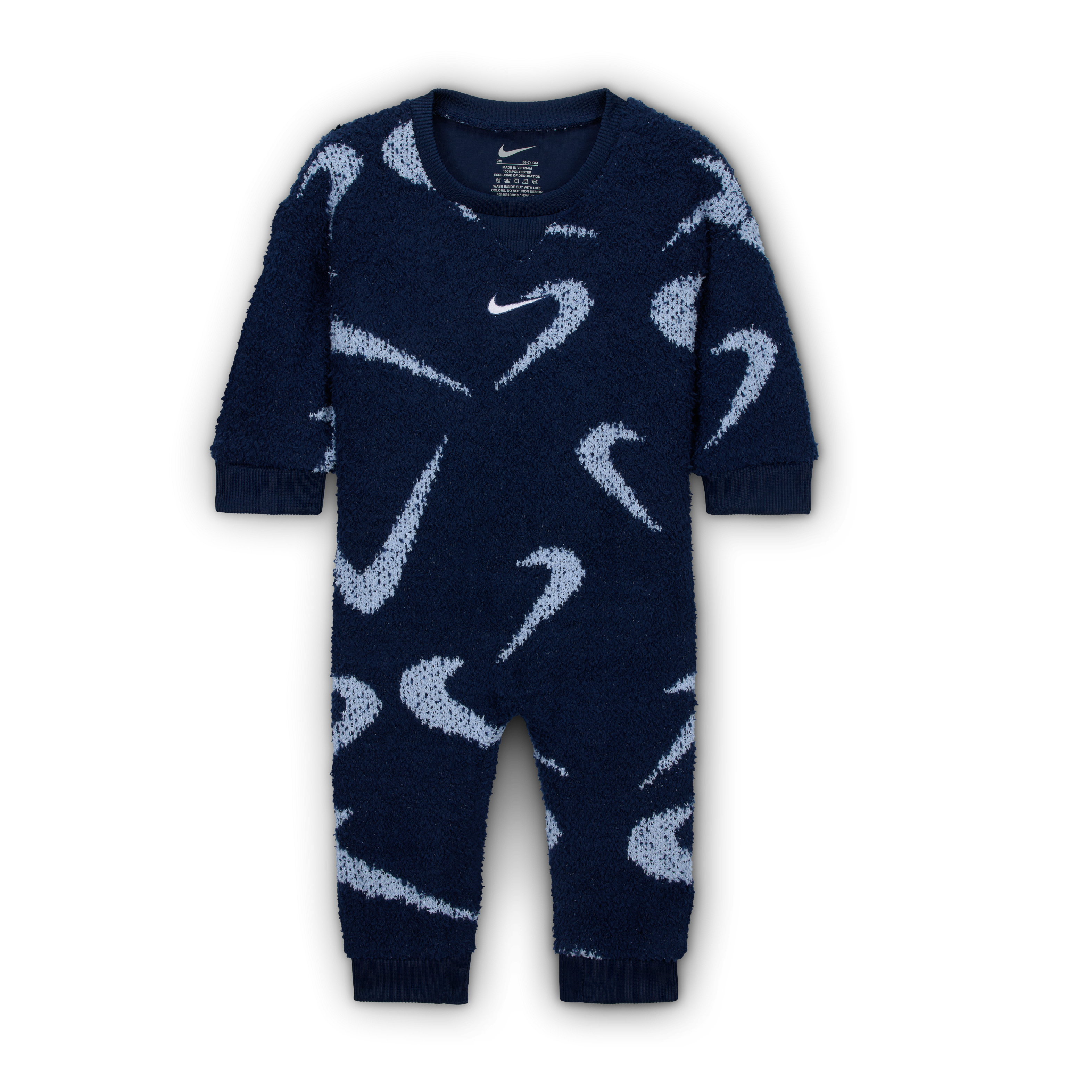 Nike Baby (0-9M) Boucle Jacquard Coverall