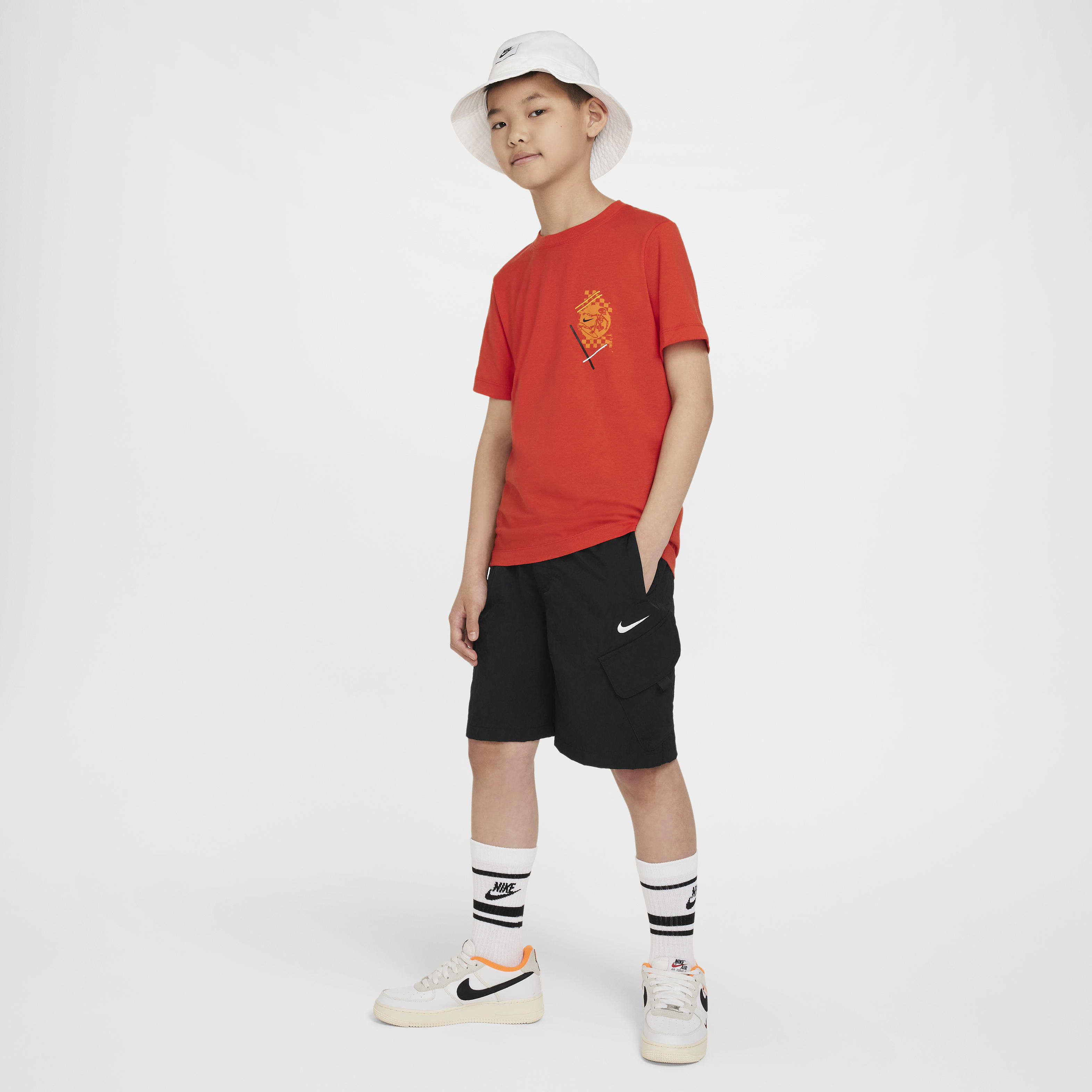 Nike Sportswear Big Kids' (Boys') Crew-Neck T-Shirt