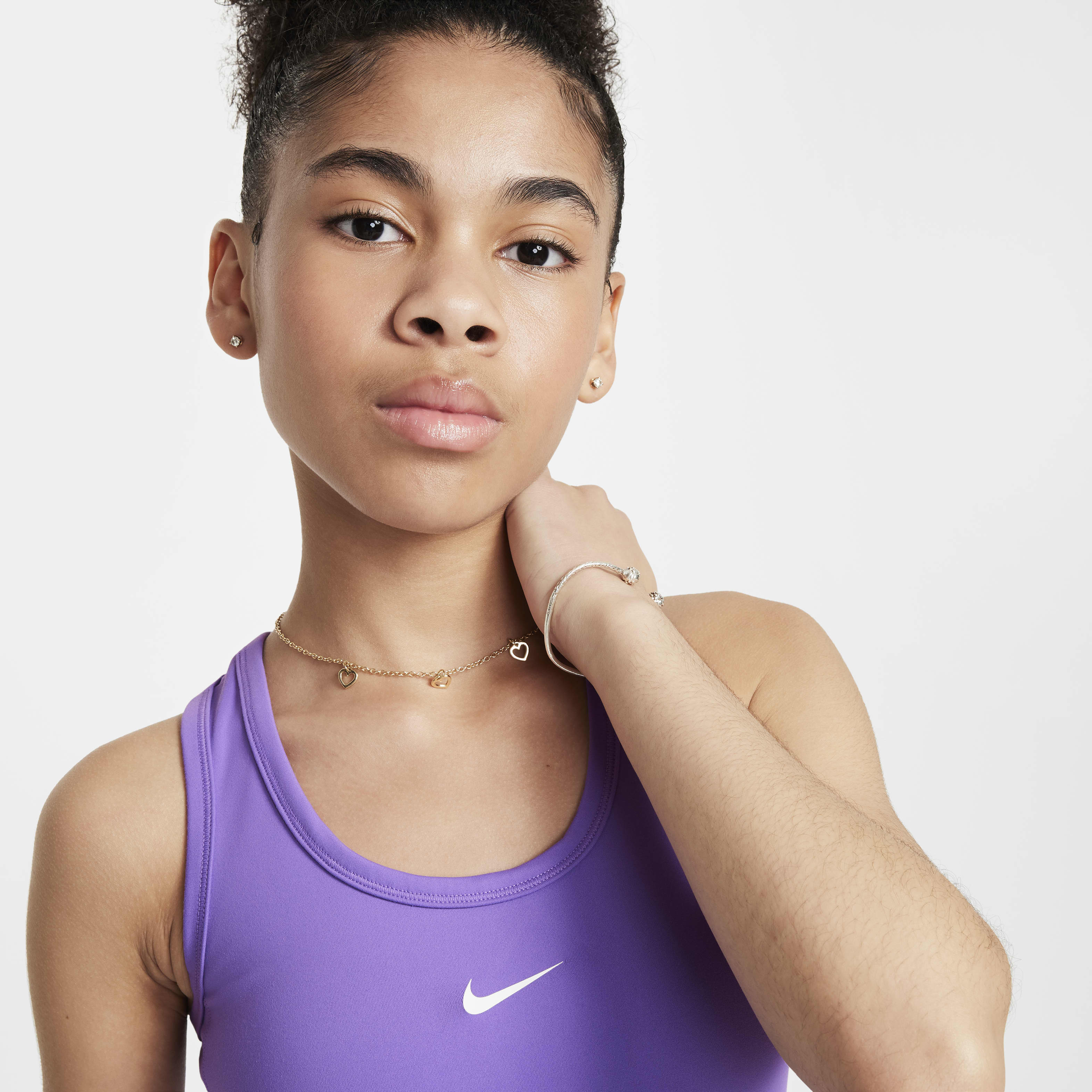 Nike One Fitted Big Kids' (Girls') Dri-FIT Tank