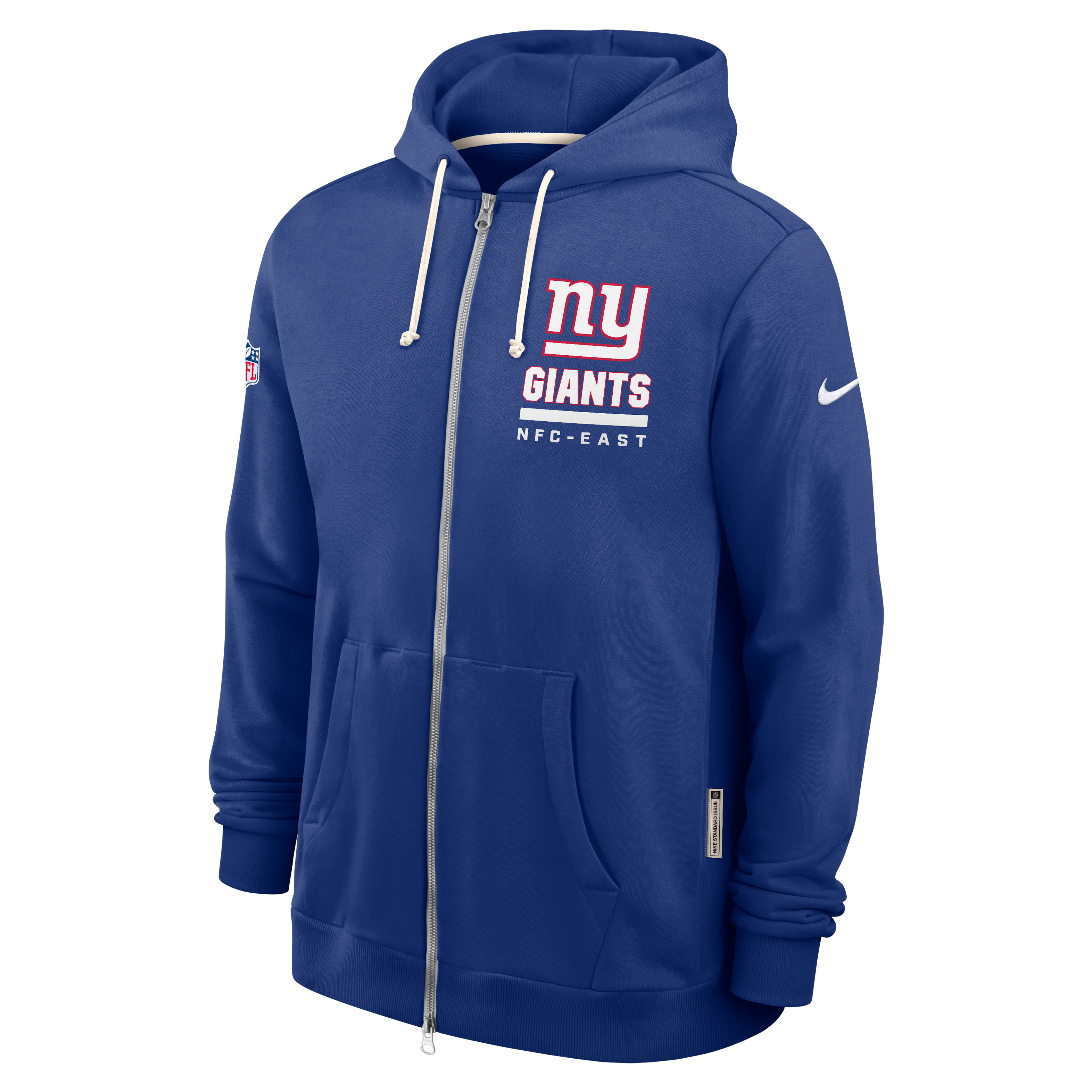 New York Giants Utility Player Sideline Men's Nike Dri-FIT NFL Full-Zip Hoodie