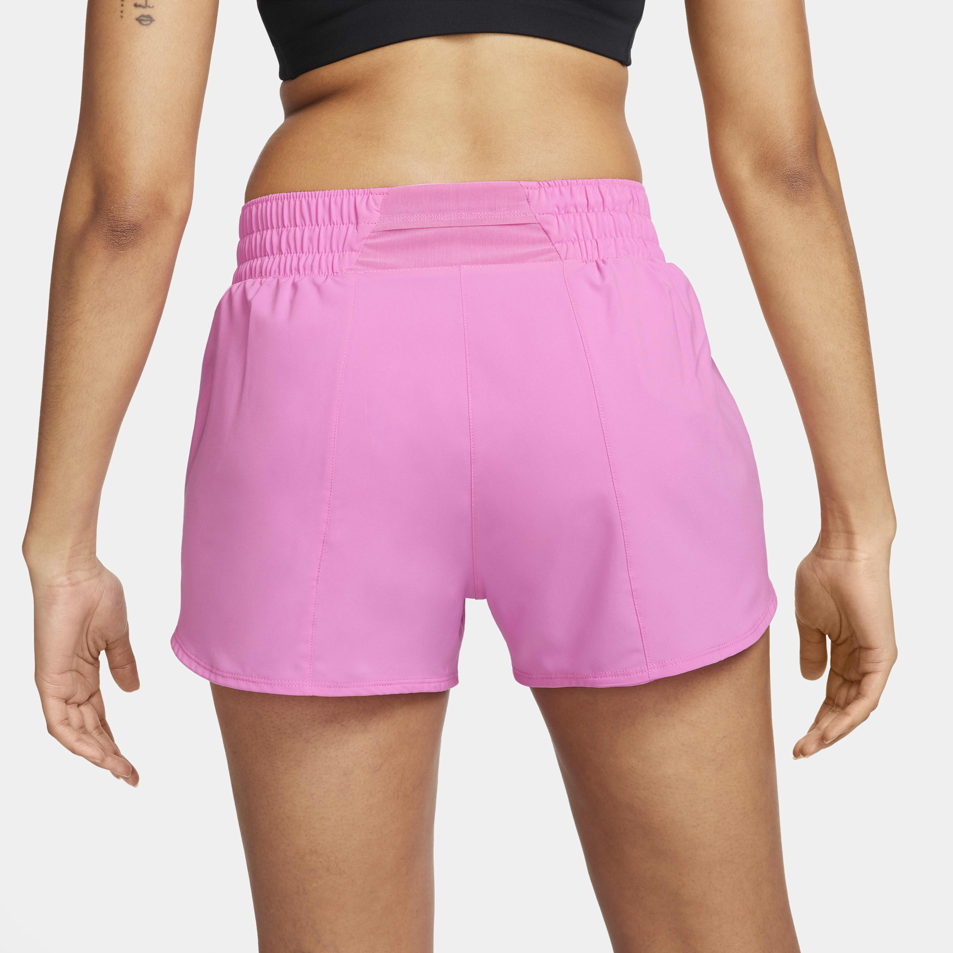 Nike One Women's Dri-FIT High-Waisted 3" Brief-Lined Shorts