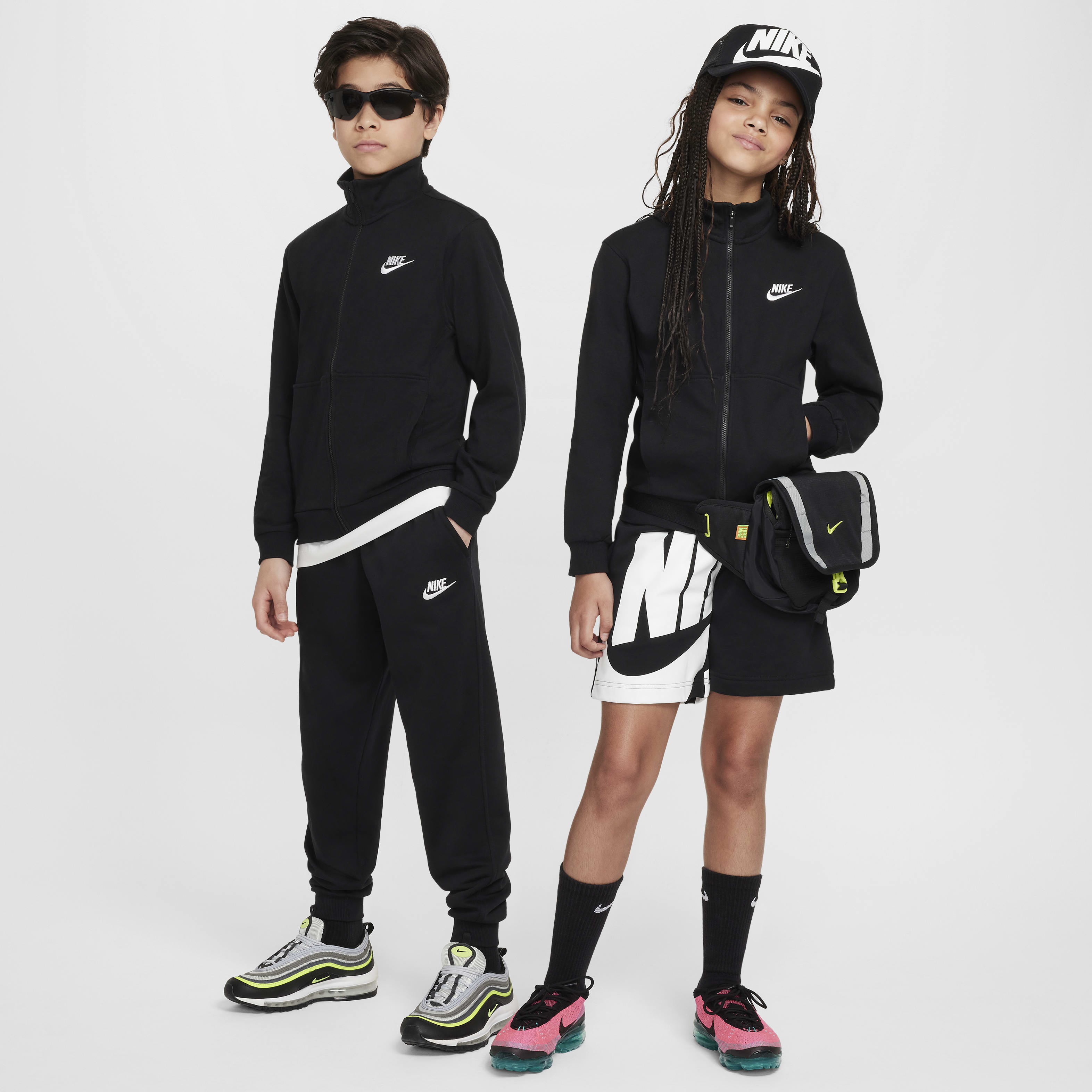 Nike Sportswear Club Big Kids' Full-Zip Knit Jacket