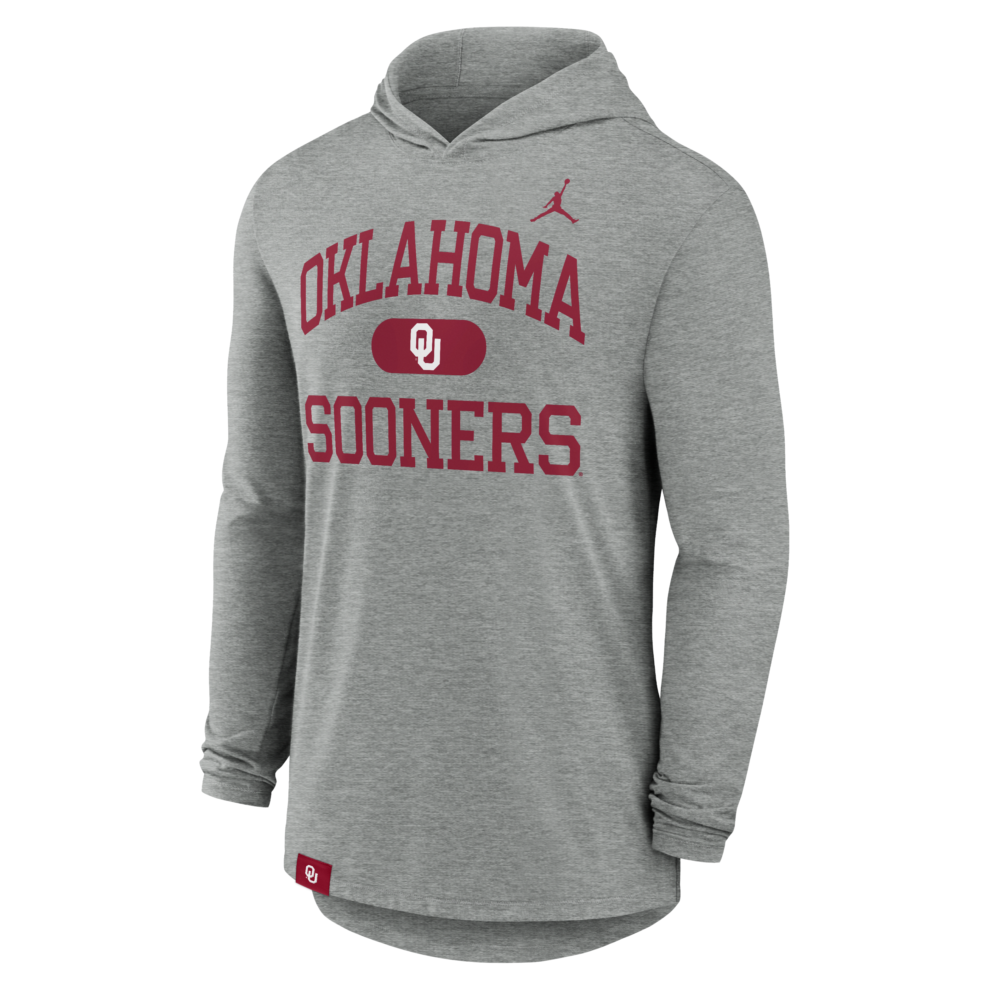 Oklahoma Sooners Blitz Men's Nike Dri-FIT College Long-Sleeve Hooded T-Shirt