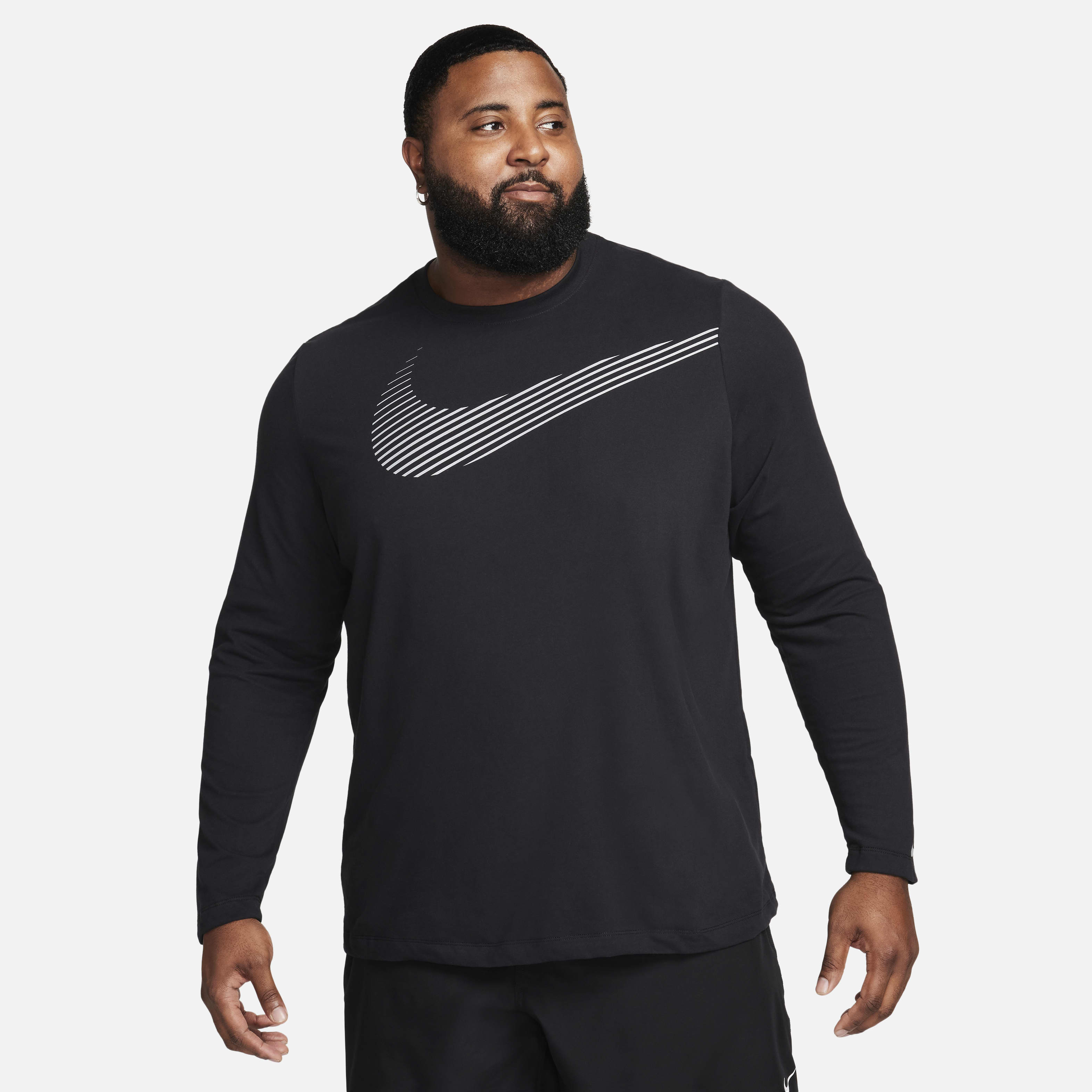 Nike Men's Dri-FIT Long-Sleeve Fitness T-Shirt