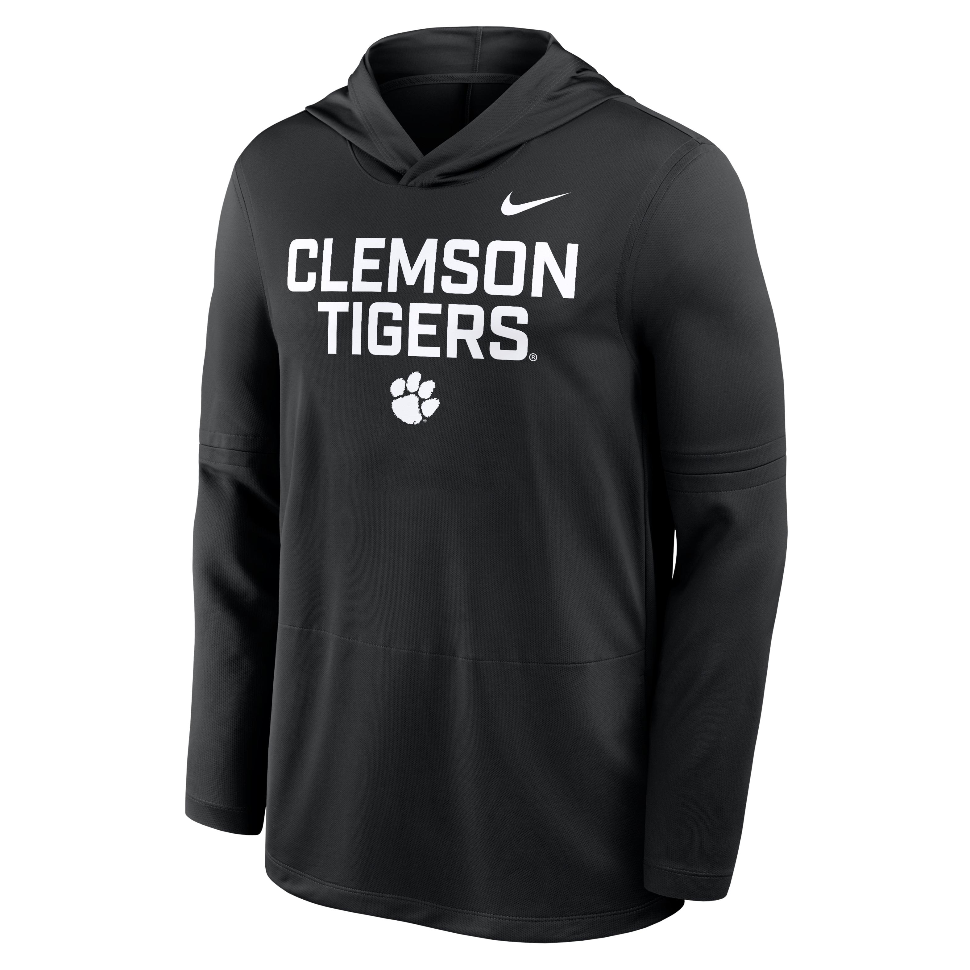 Clemson Sideline Men's Nike Dri-FIT College Long-Sleeve Hooded Top