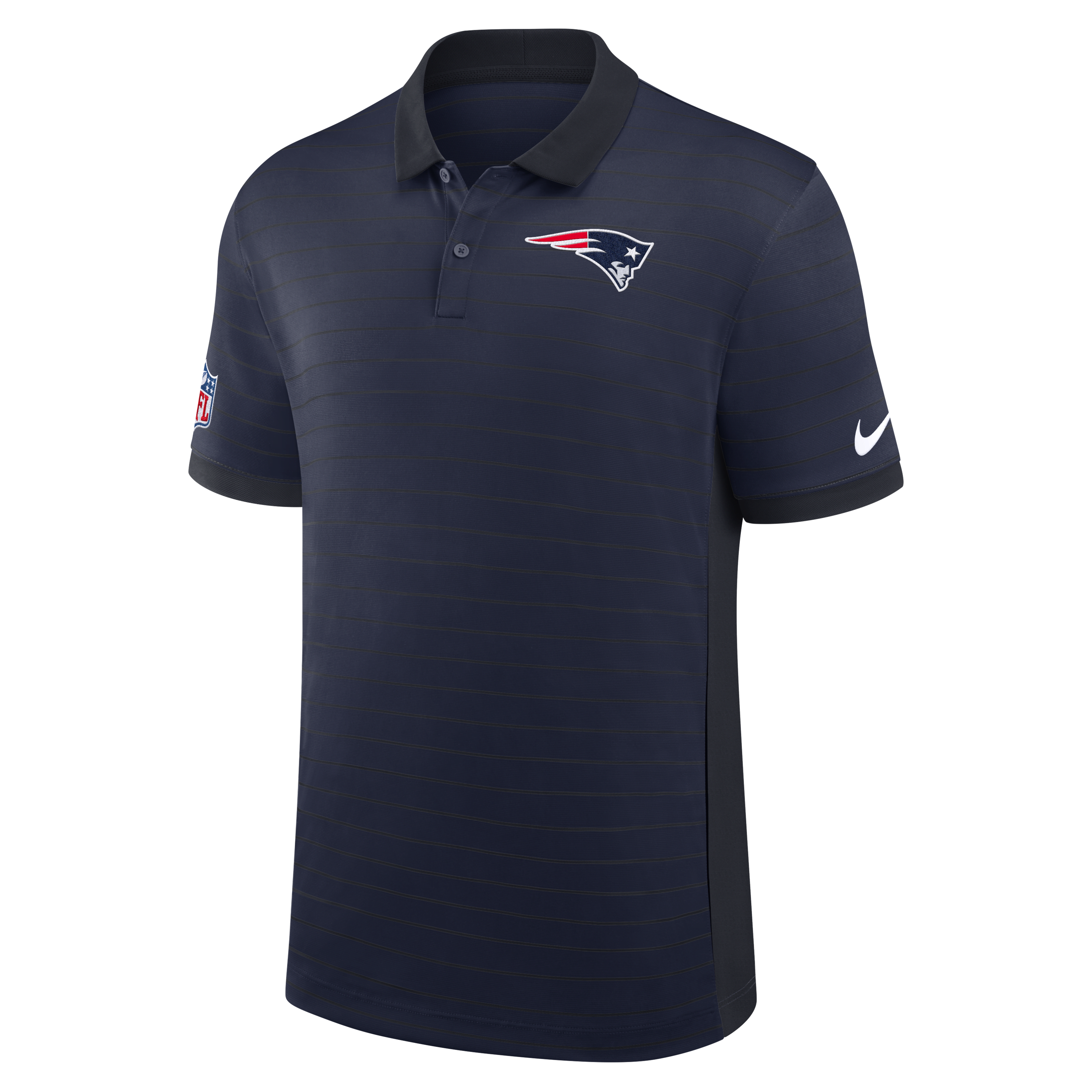 New England Patriots Sideline Victory Stripe Men's Nike Dri-FIT NFL Polo