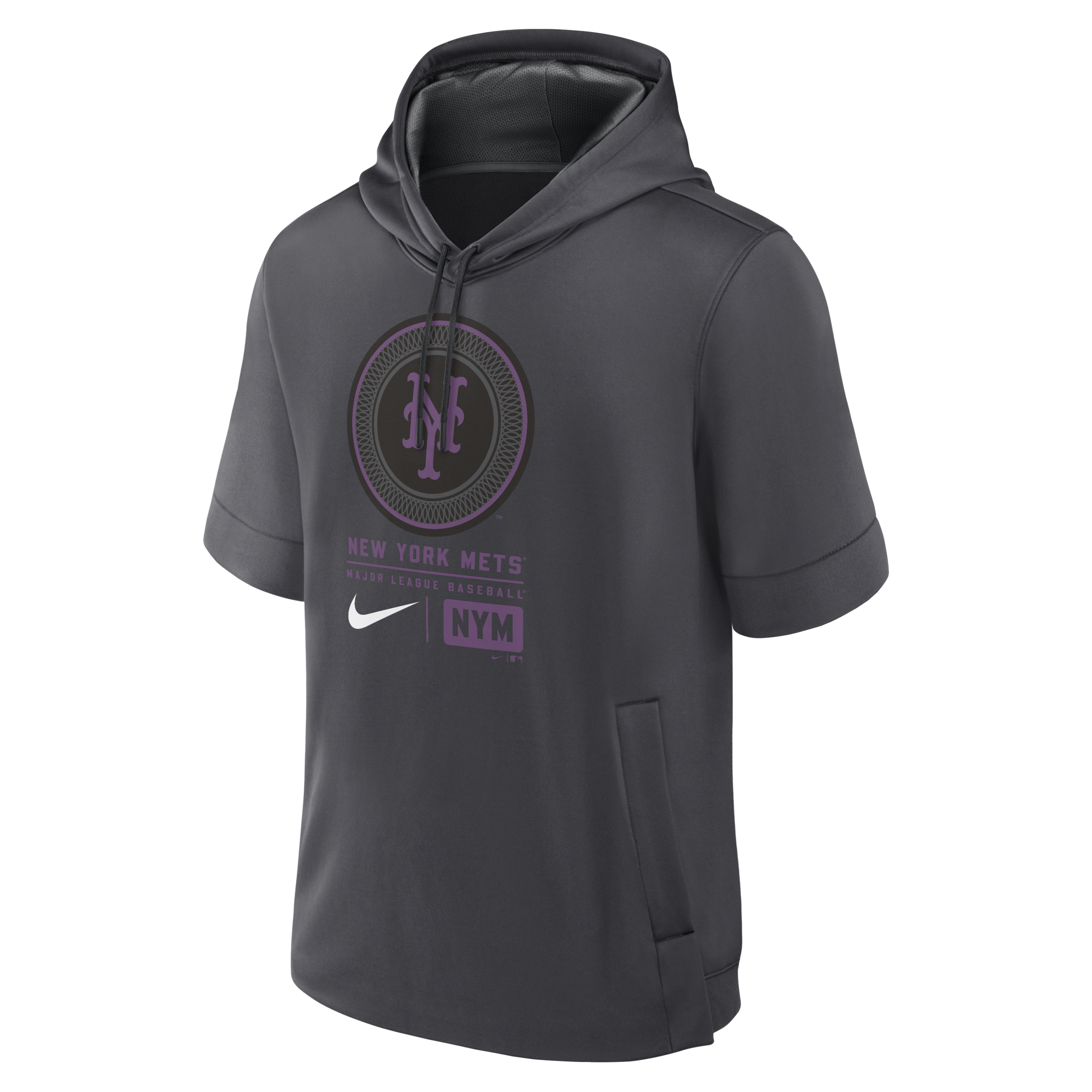 New York Mets City Connect Men's Nike MLB Short-Sleeve Pullover Hoodie