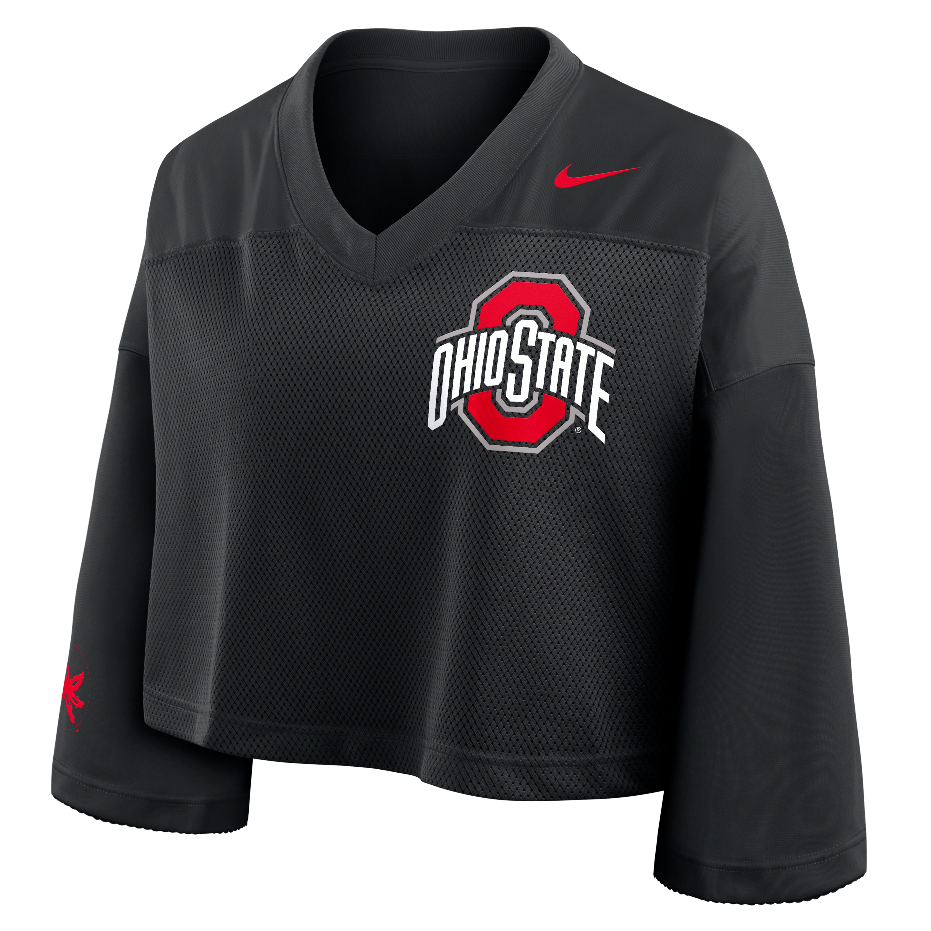 Ohio State Jersey Women's Nike Dri-FIT College Cropped Top