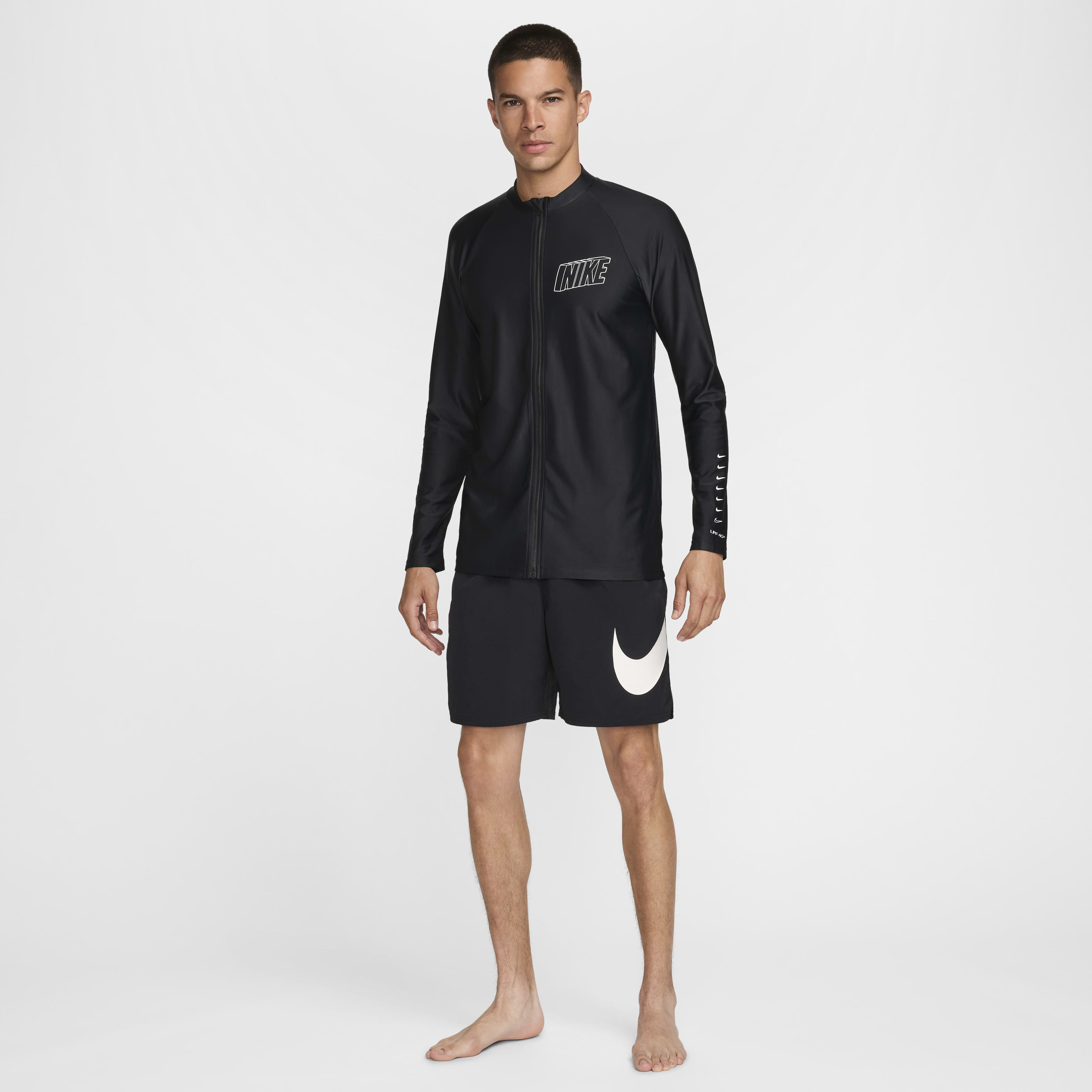 Nike Swim 3-D Men's Long-Sleeve Full-Zip Hydroguard