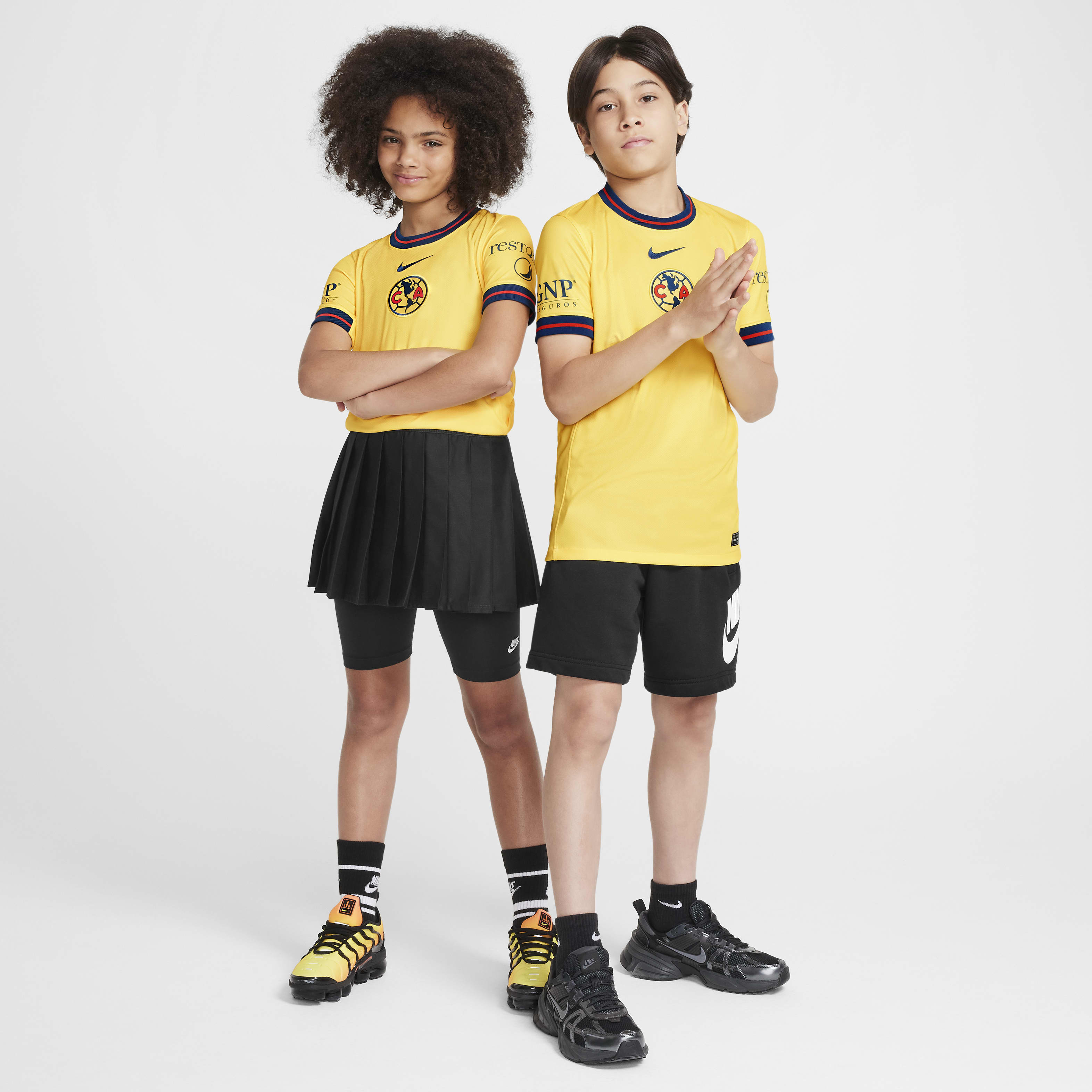 Club América 2024/25 Stadium Home Big Kids' Nike Dri-FIT Soccer Replica Jersey