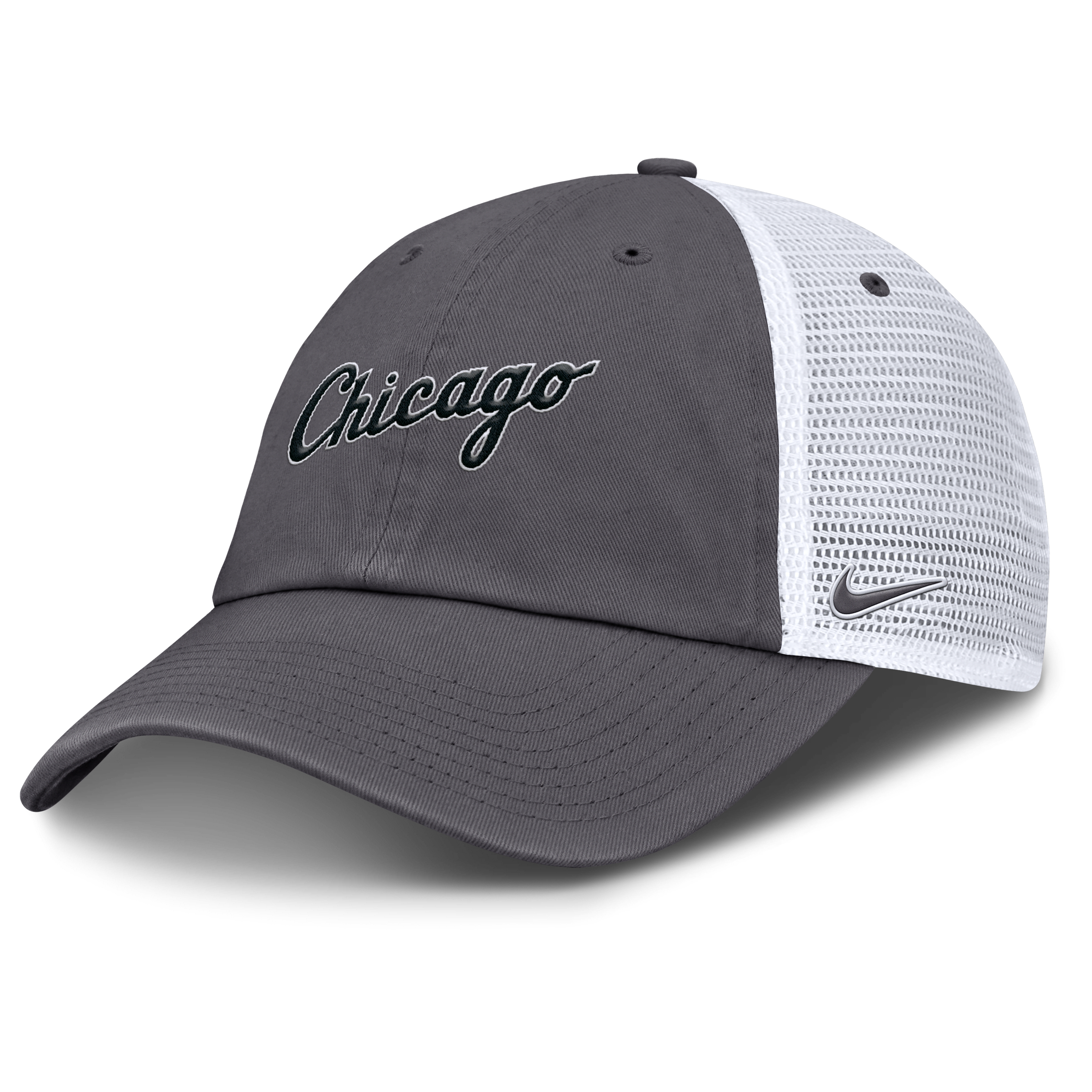 Chicago White Sox Club Men's Nike MLB Trucker Adjustable Hat