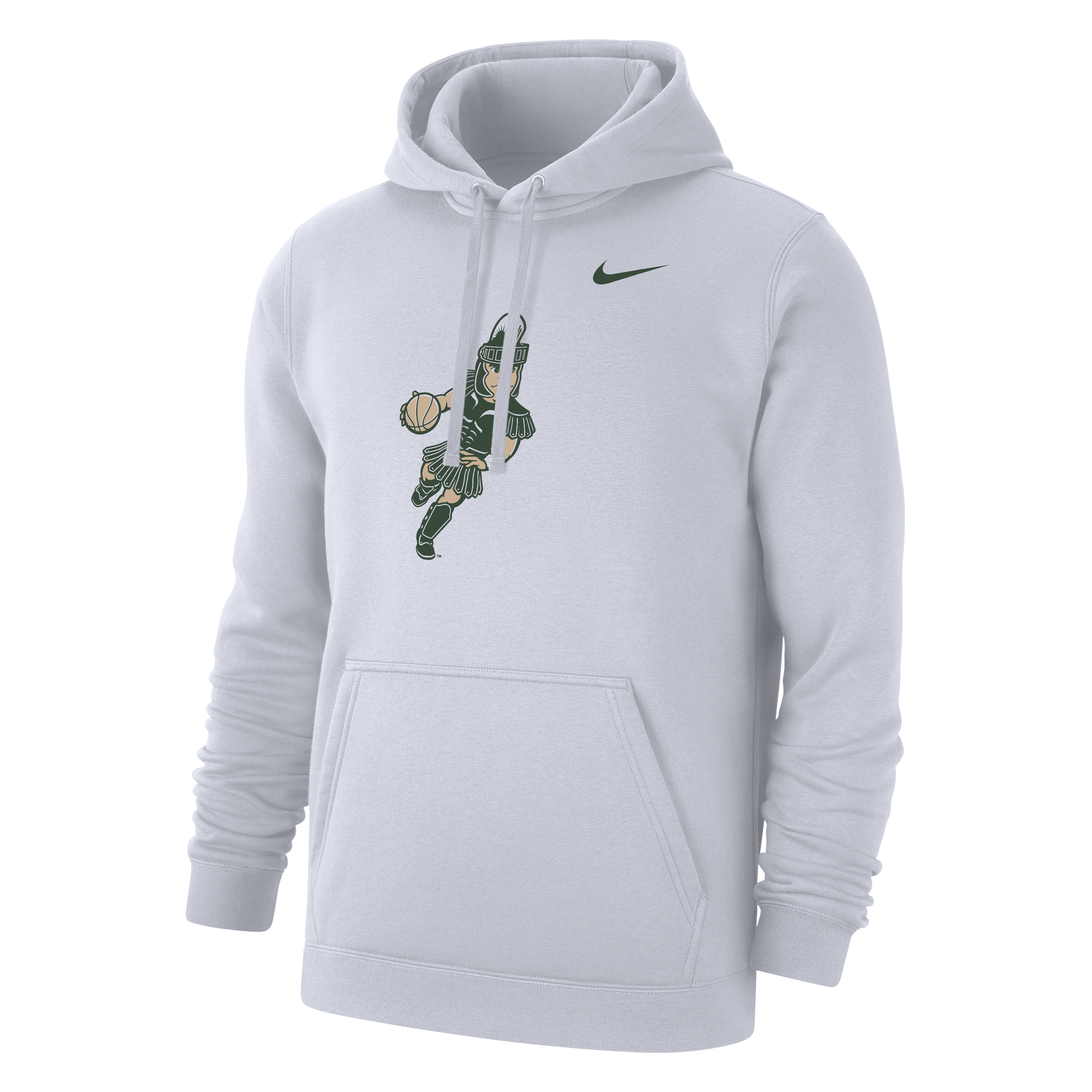 Michigan State Club Fleece Men's Nike College Pullover Hoodie