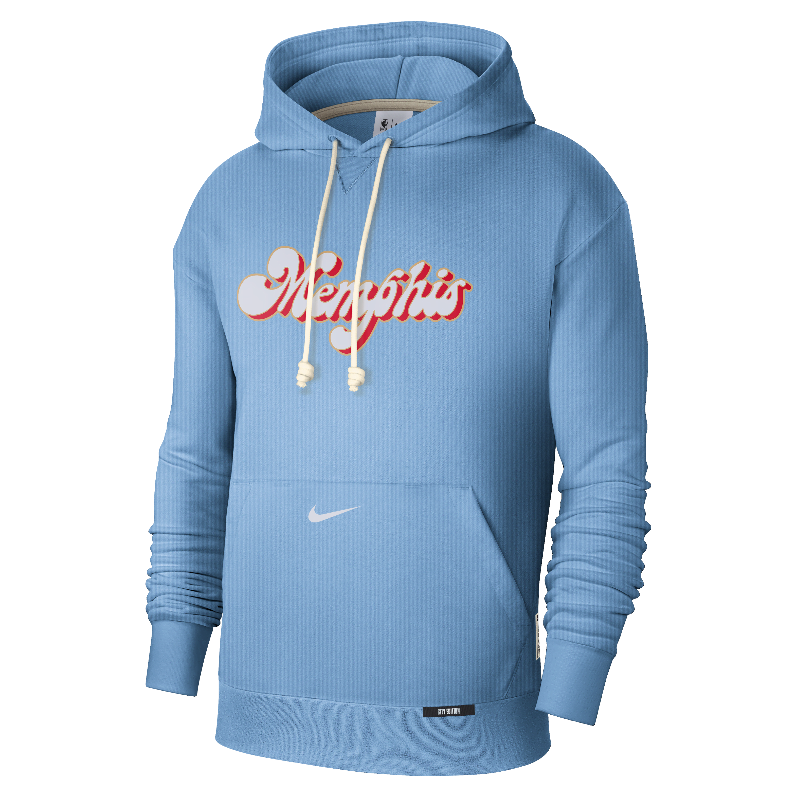 Memphis Grizzlies Standard Issue City Edition Men's Nike Dri-FIT NBA Courtside Hoodie