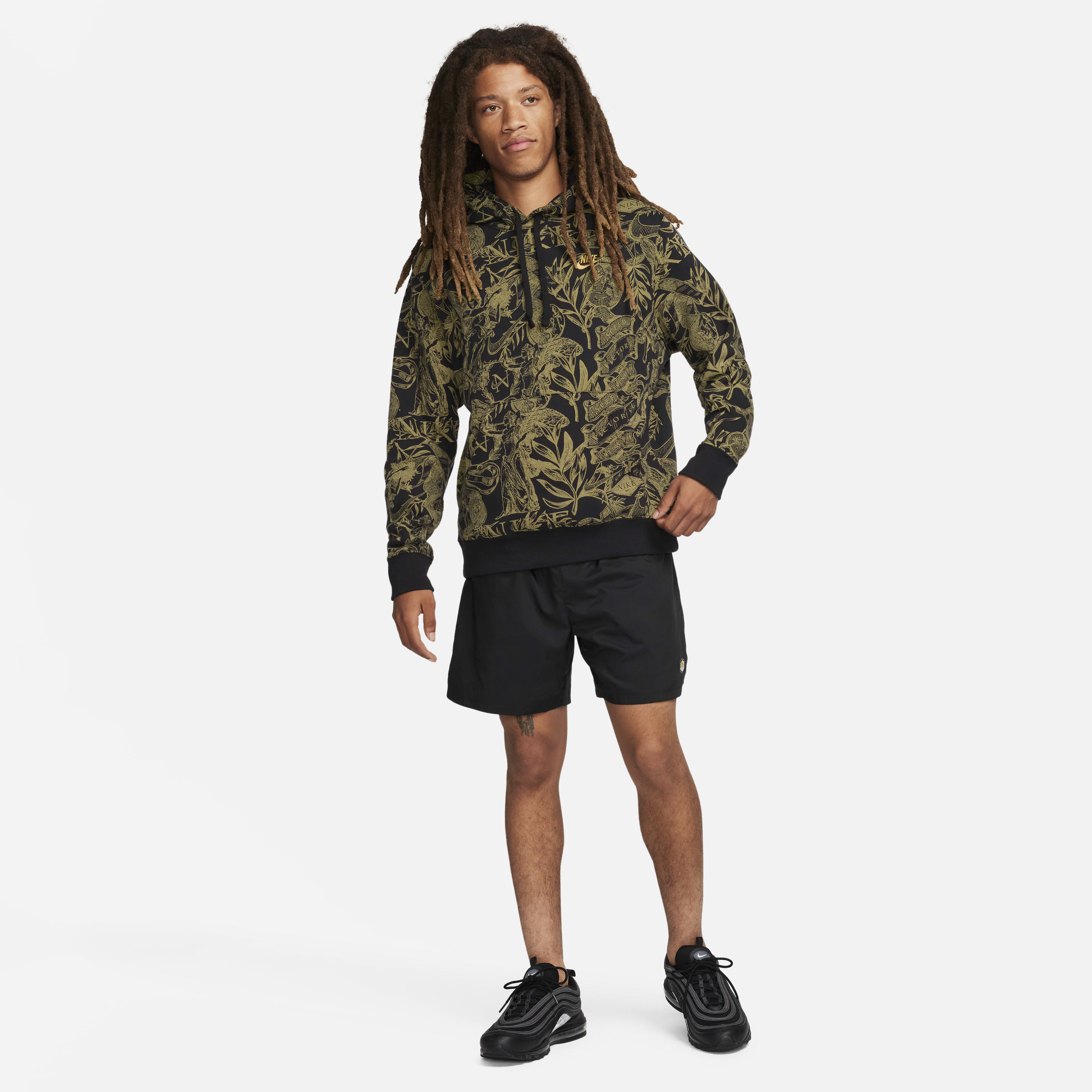 Nike Sportswear Club Fleece Men's Pullover Printed Hoodie