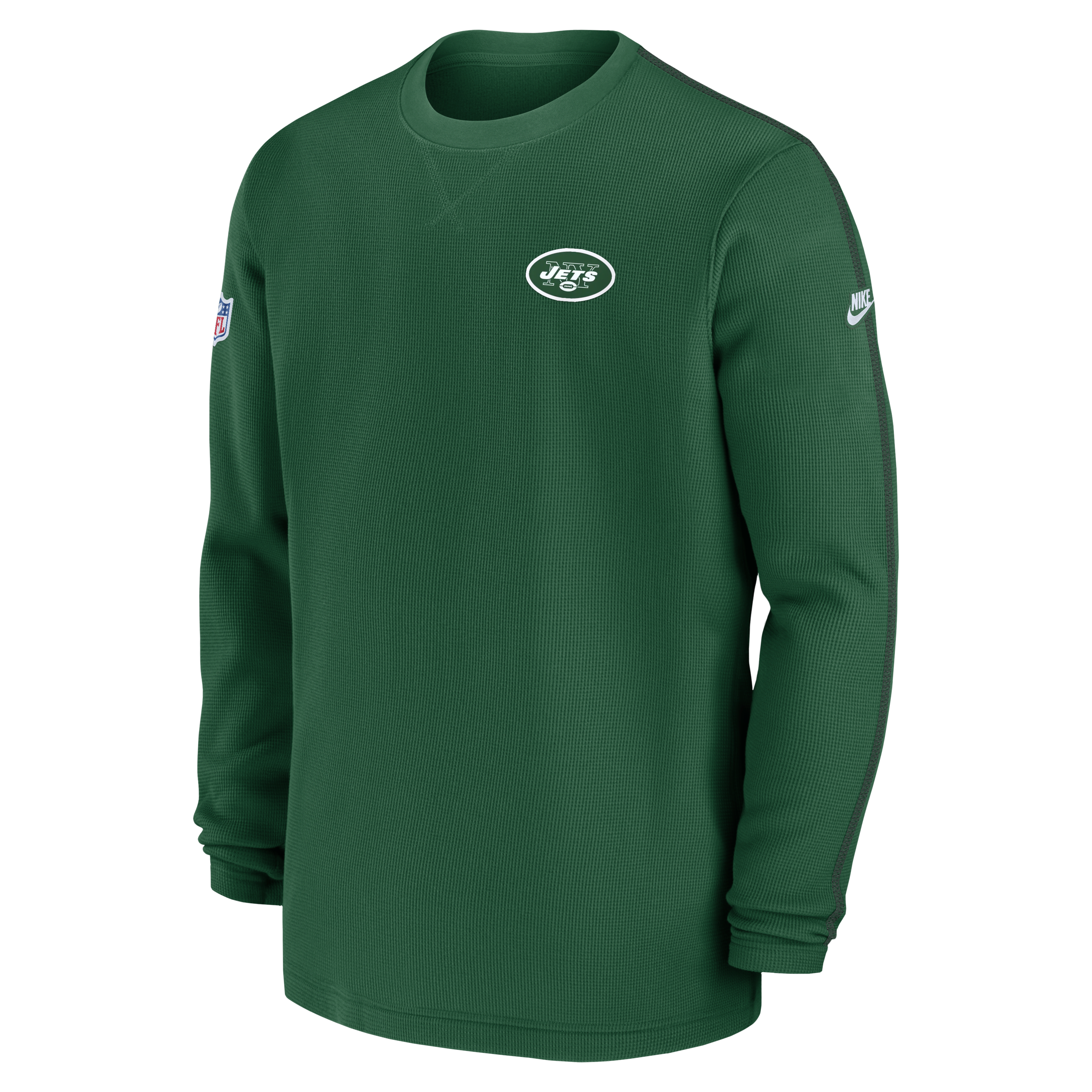 New York Jets Sideline Logo Coach Men’s Nike NFL Long-Sleeve Top