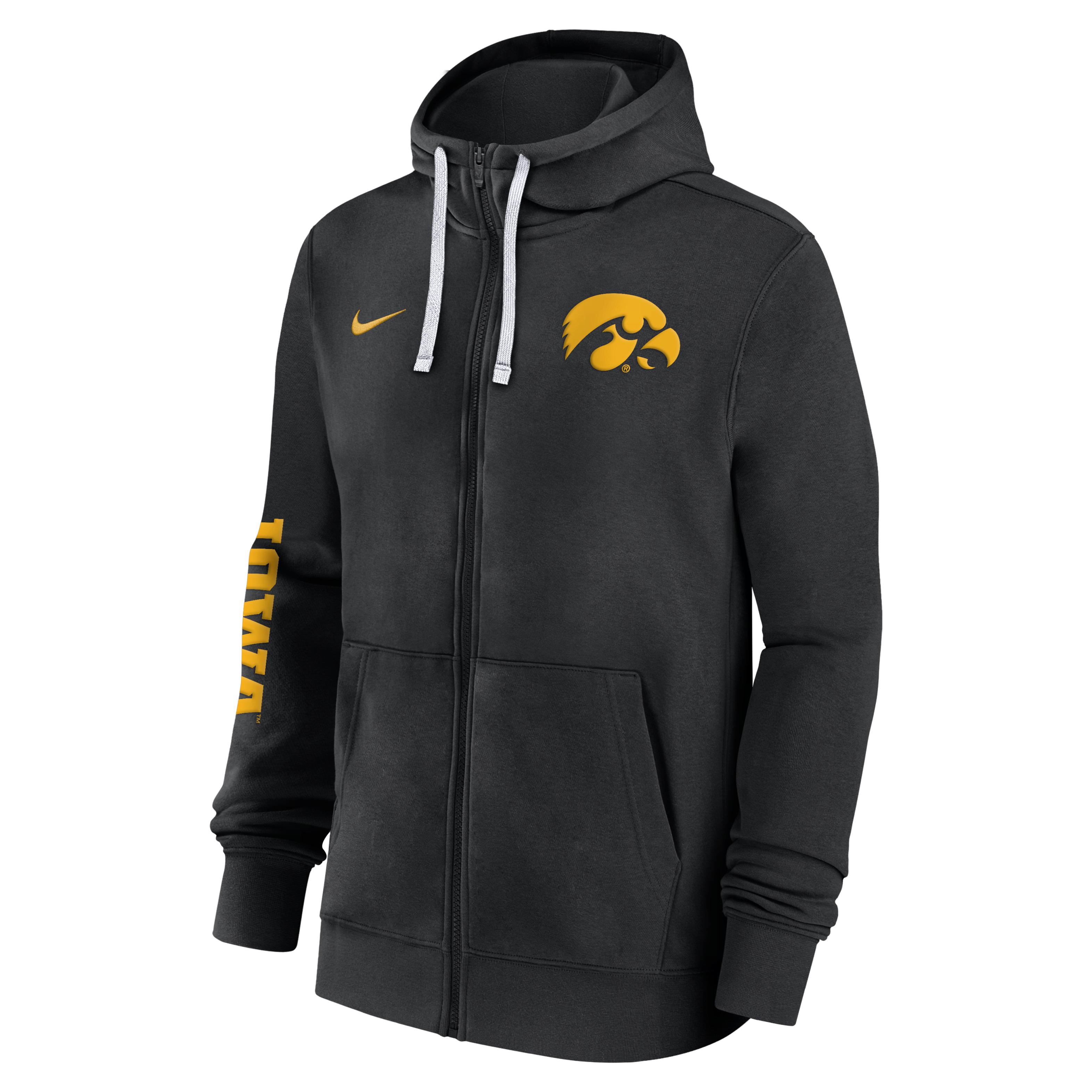 Iowa Hawkeyes Sideline Team Issue Men's Nike College Full-Zip Hoodie