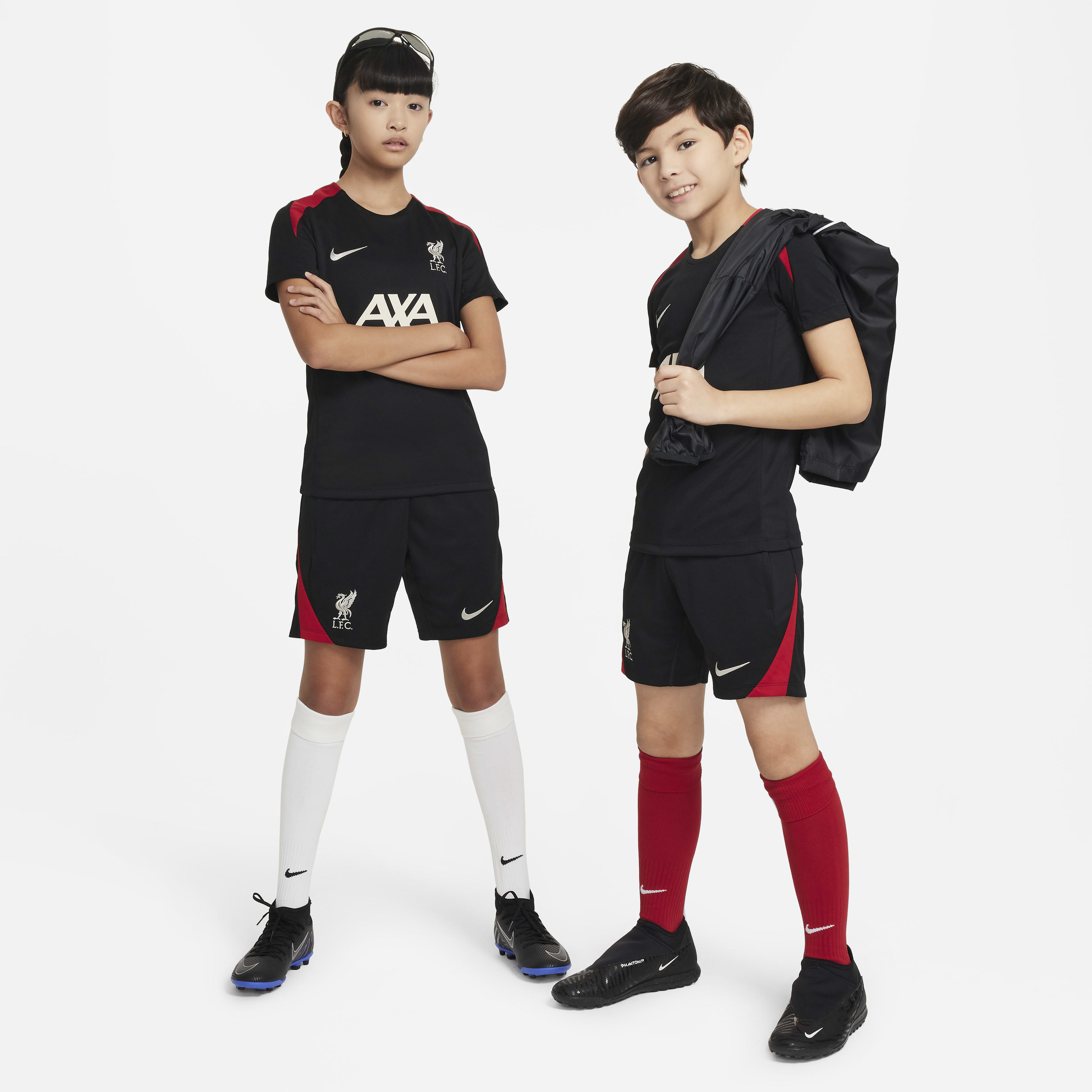 Liverpool FC Strike Big Kids' Nike Dri-FIT Soccer Knit Shorts