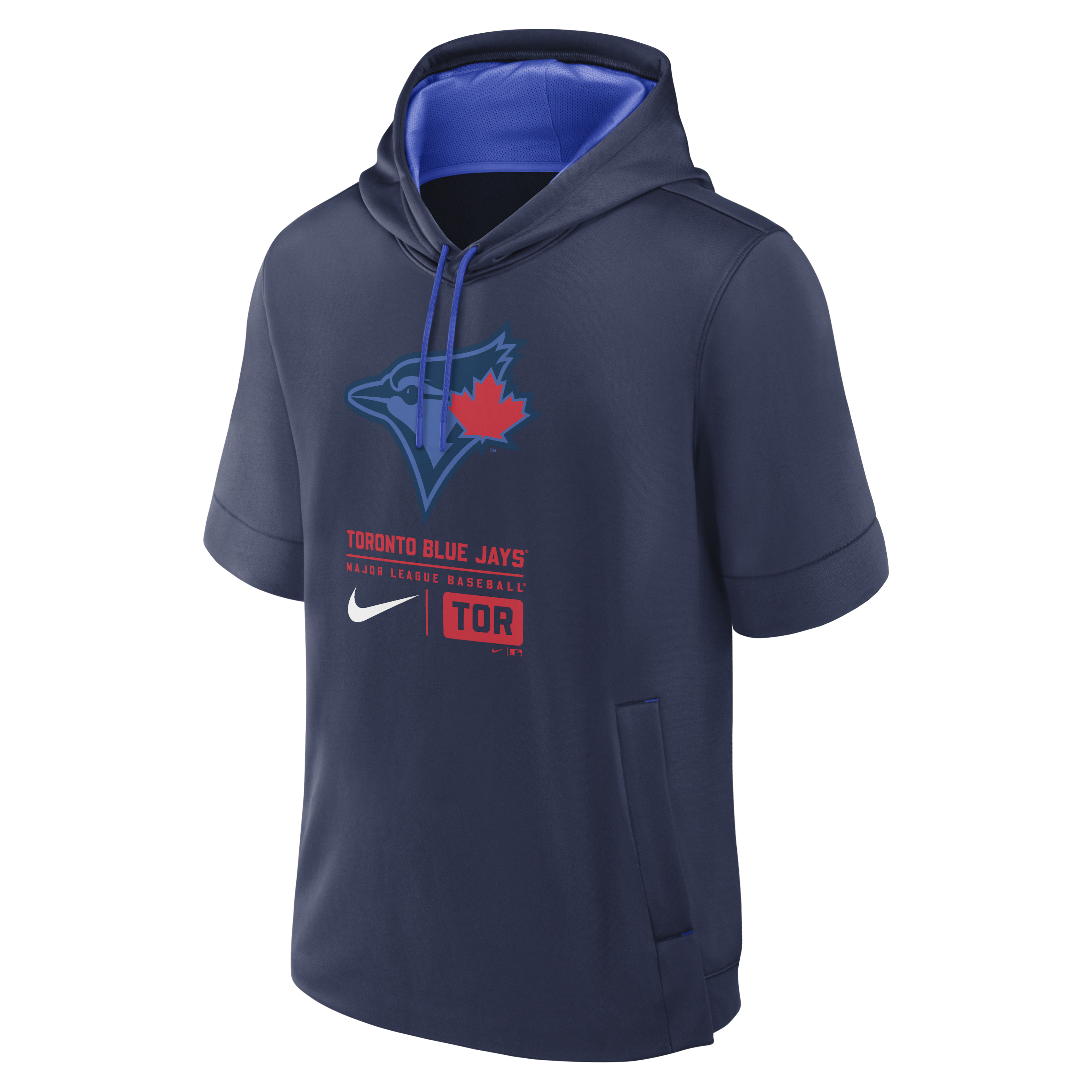 Toronto Blue Jays City Connect Men's Nike MLB Short-Sleeve Pullover Hoodie