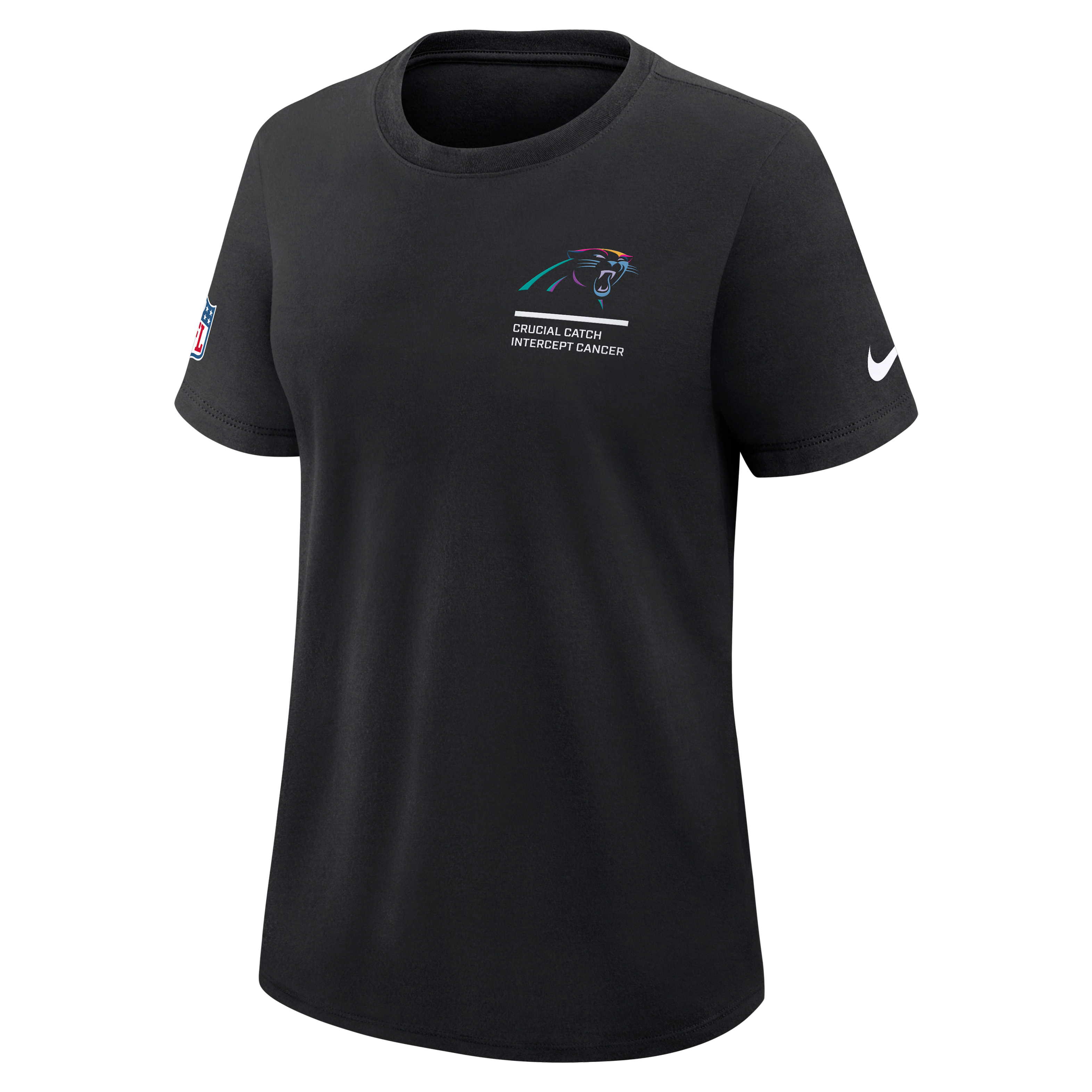 Carolina Panthers Crucial Catch Women's Nike Dri-FIT NFL T-Shirt
