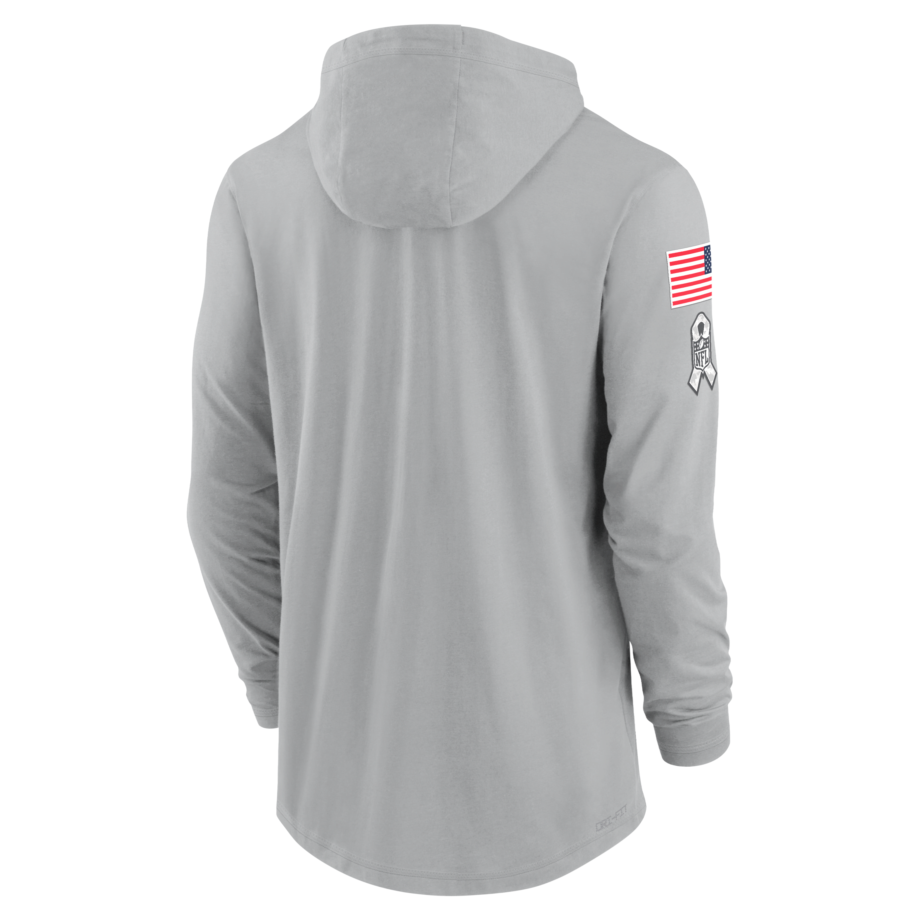 Tampa Bay Buccaneers Salute to Service Edge Mascot Lockup Men’s Nike Dri-FIT NFL Long-Sleeve Hooded Top