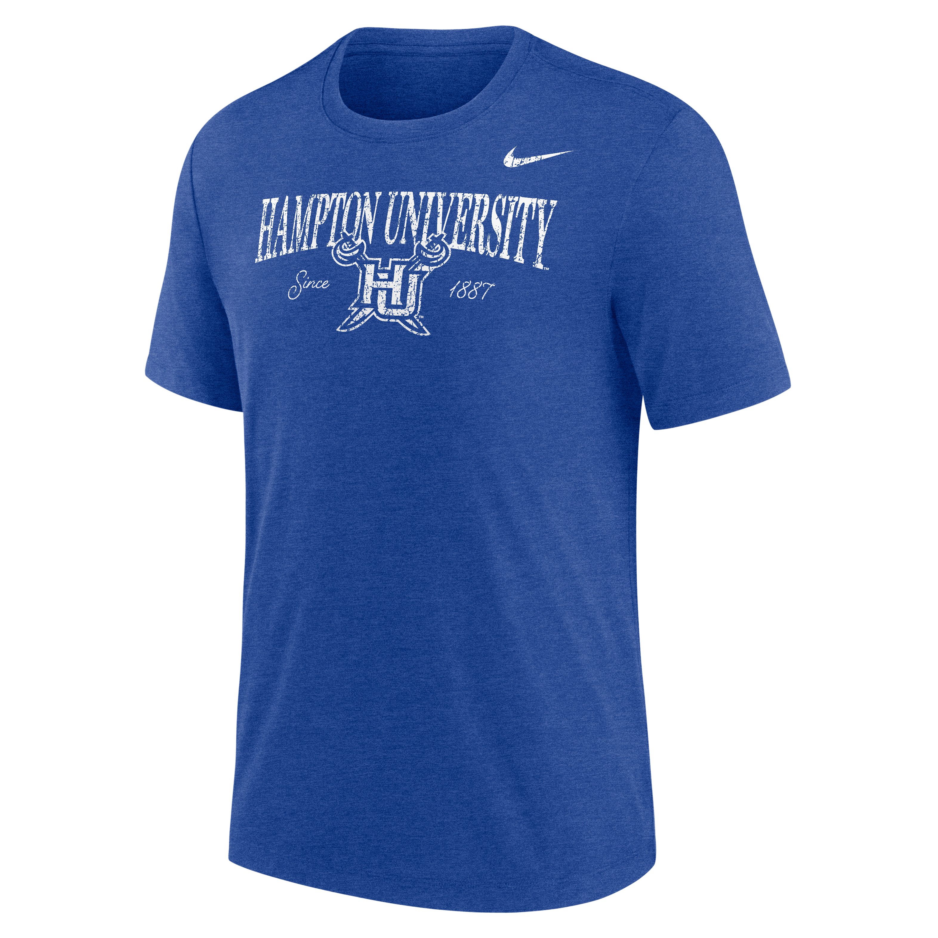 Nike College (Hampton University) Men's Tri-Blend Short-Sleeve T-Shirt