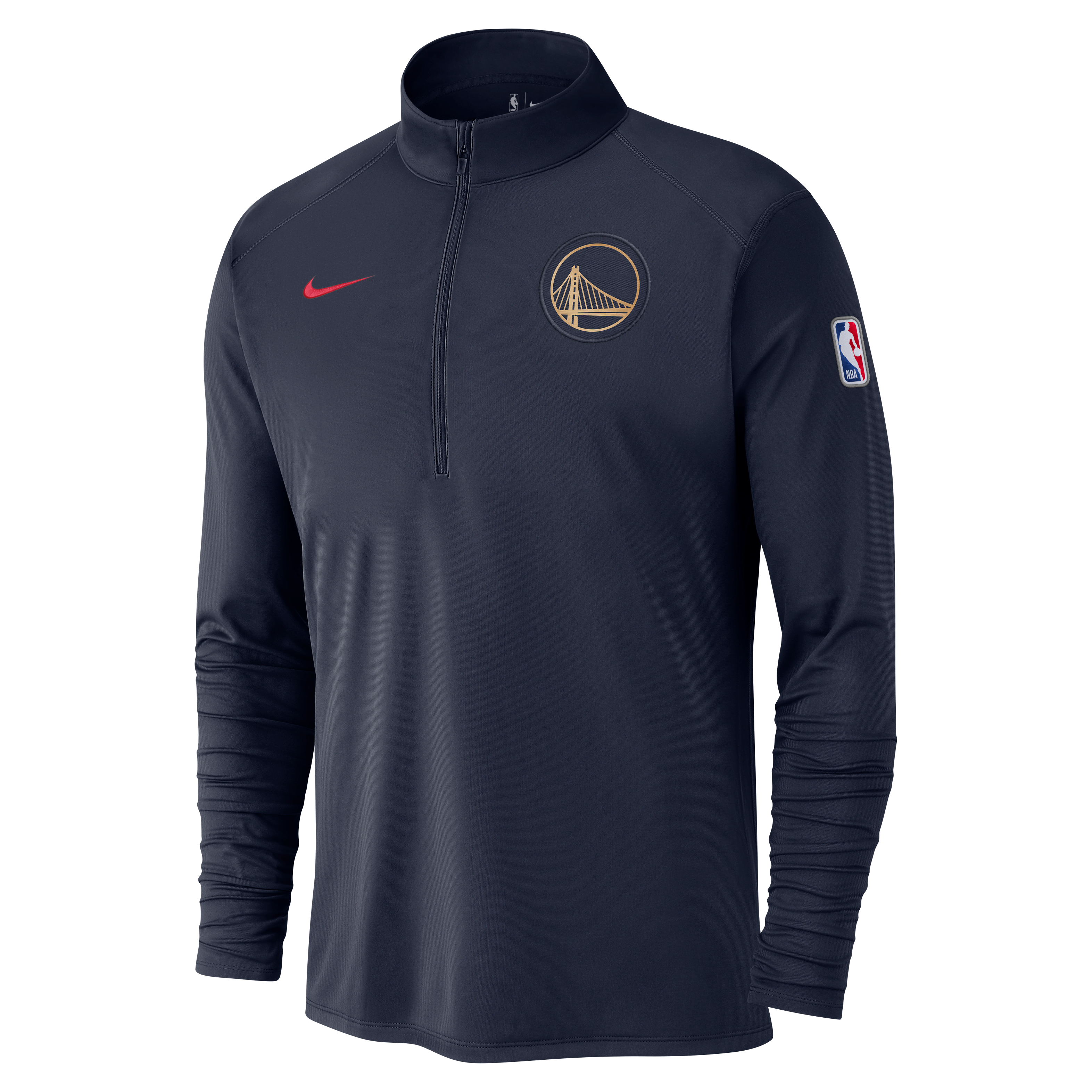 Golden State Warriors City Edition Men's Nike Dri-FIT NBA 1/2-Zip Long-Sleeve Top