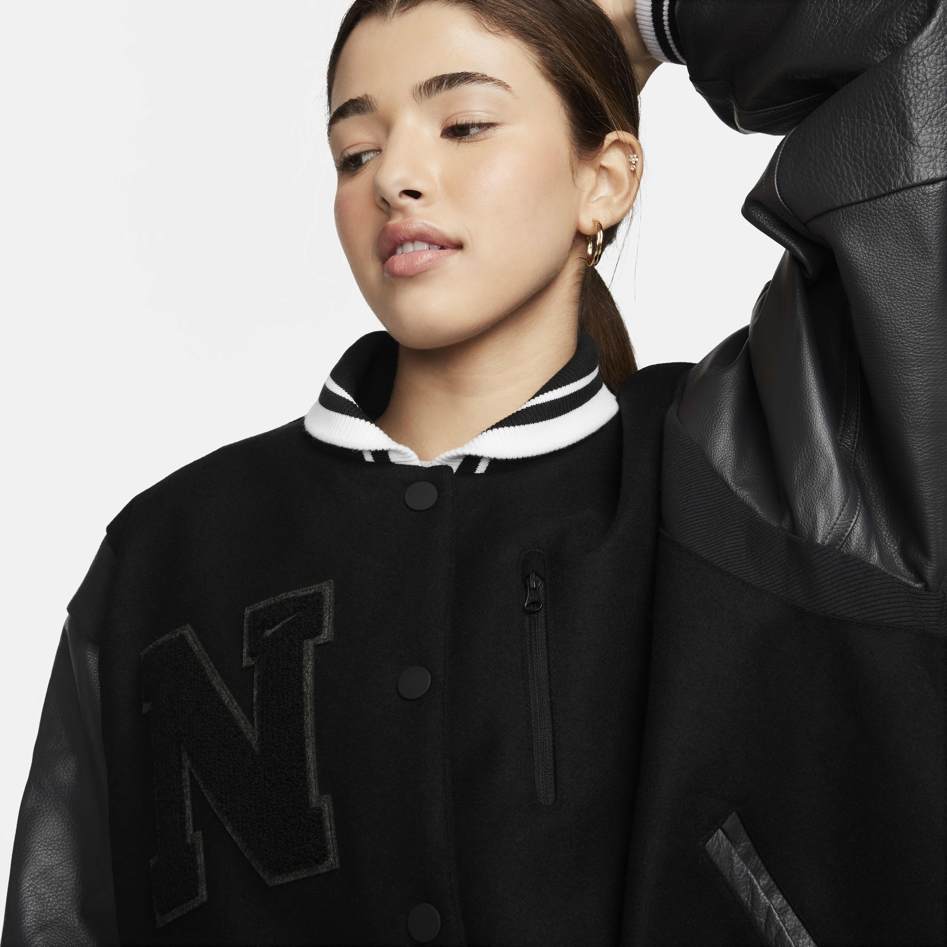 Nike Sportswear Women's Oversized Wool Destroyer Jacket