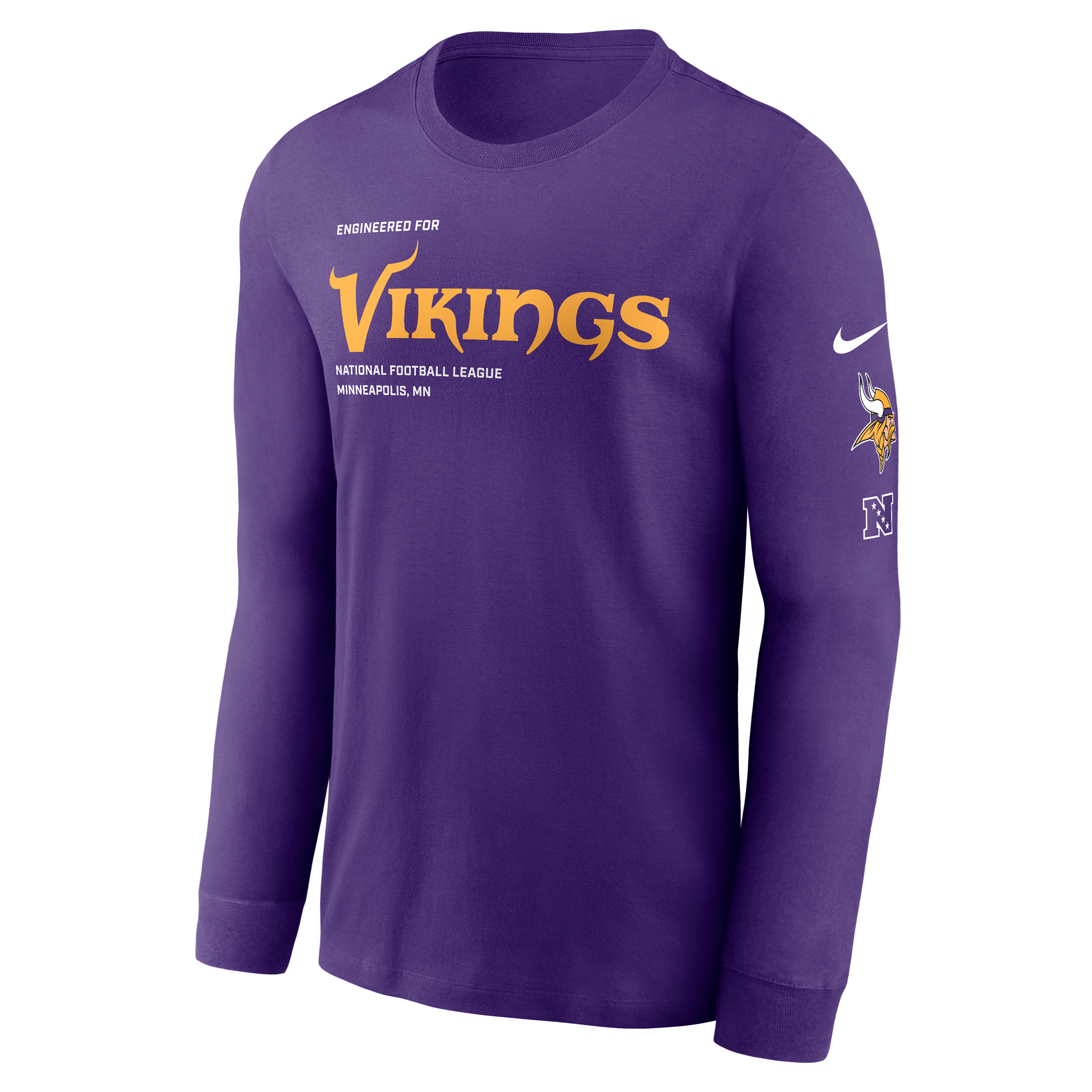 Minnesota Vikings Play To Win Essential Men's Nike NFL Long-Sleeve T-Shirt