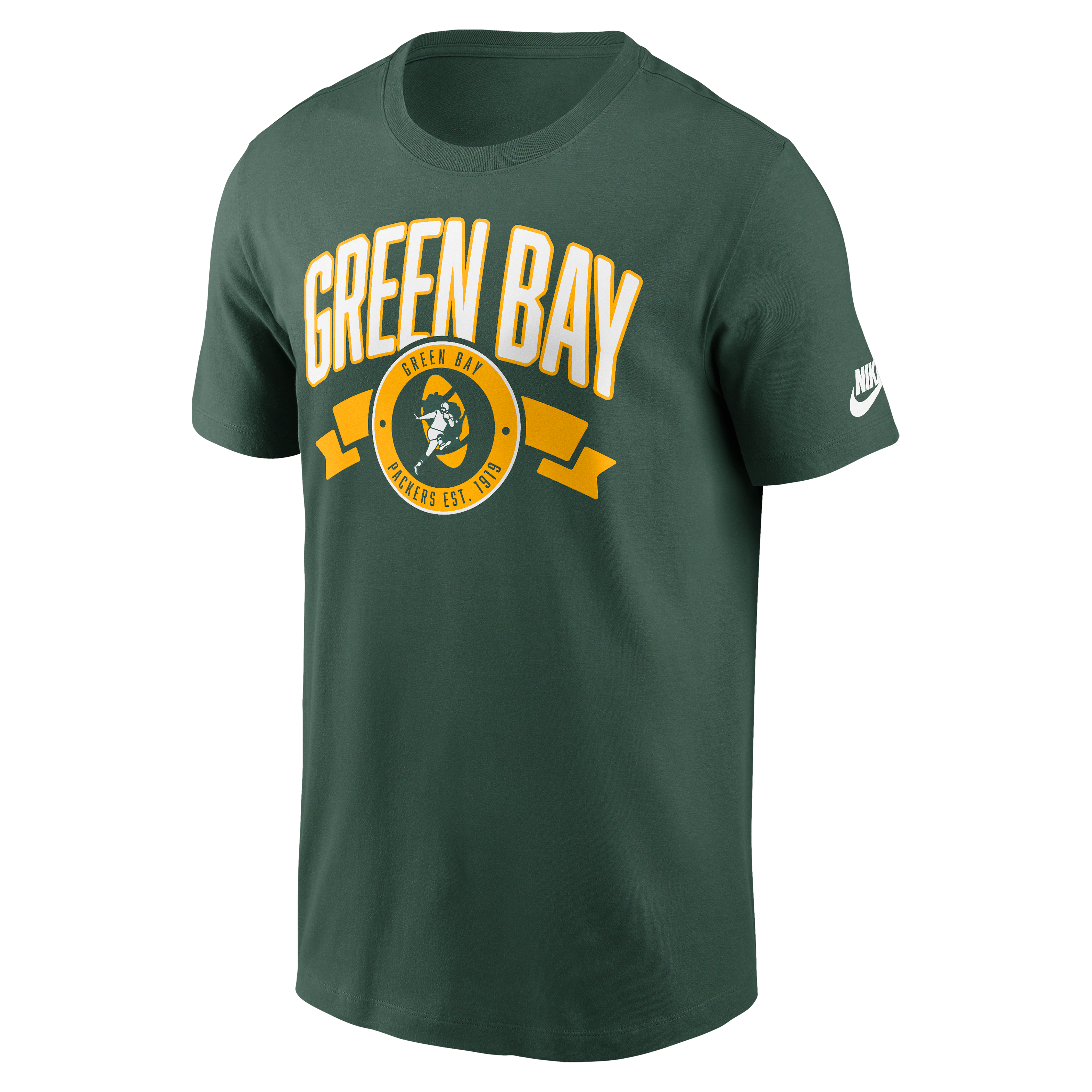 Green Bay Packers Rewind Logo Essential Men's Nike NFL T-Shirt