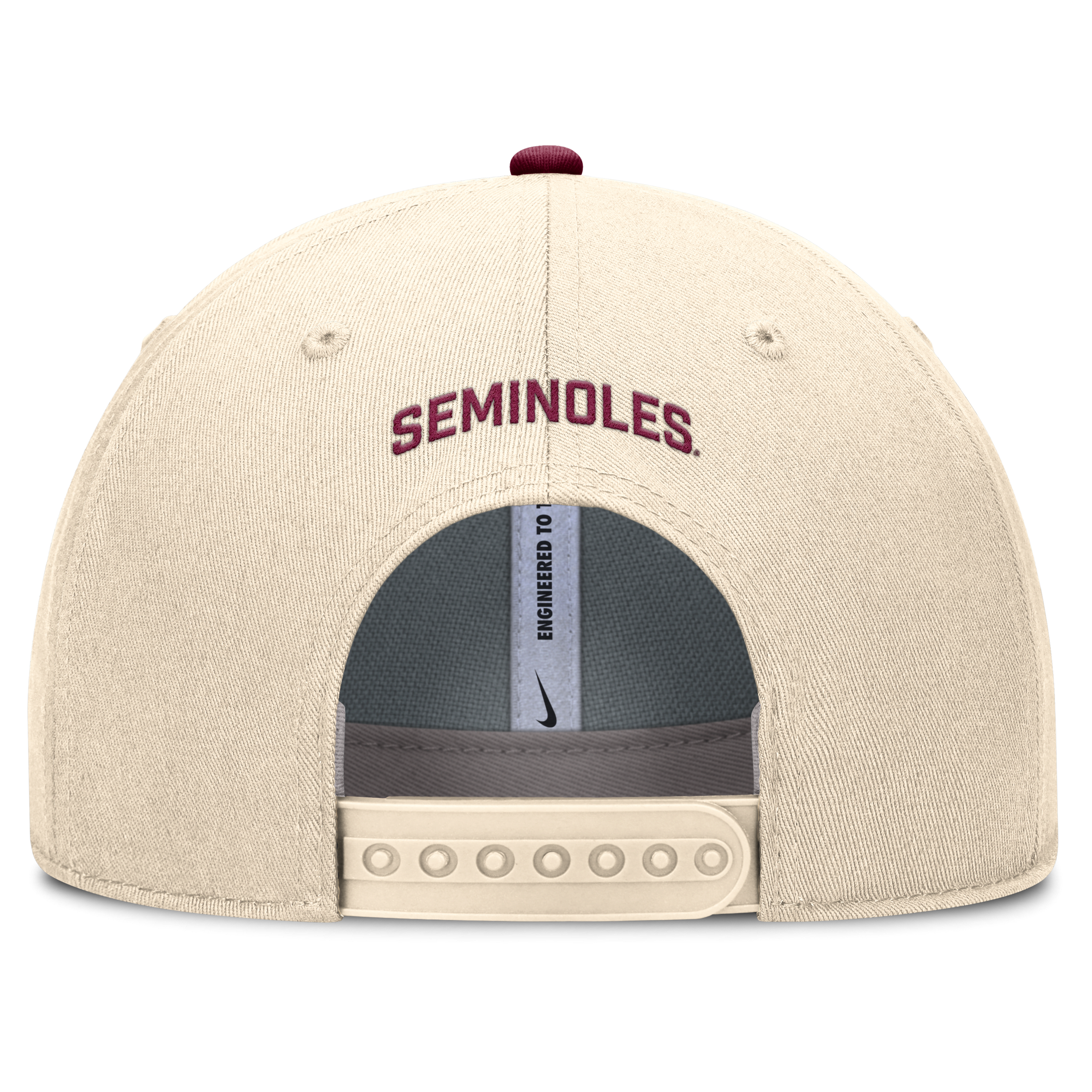 Florida State Primetime Rise Men's Nike Dri-FIT College Trucker Adjustable Hat