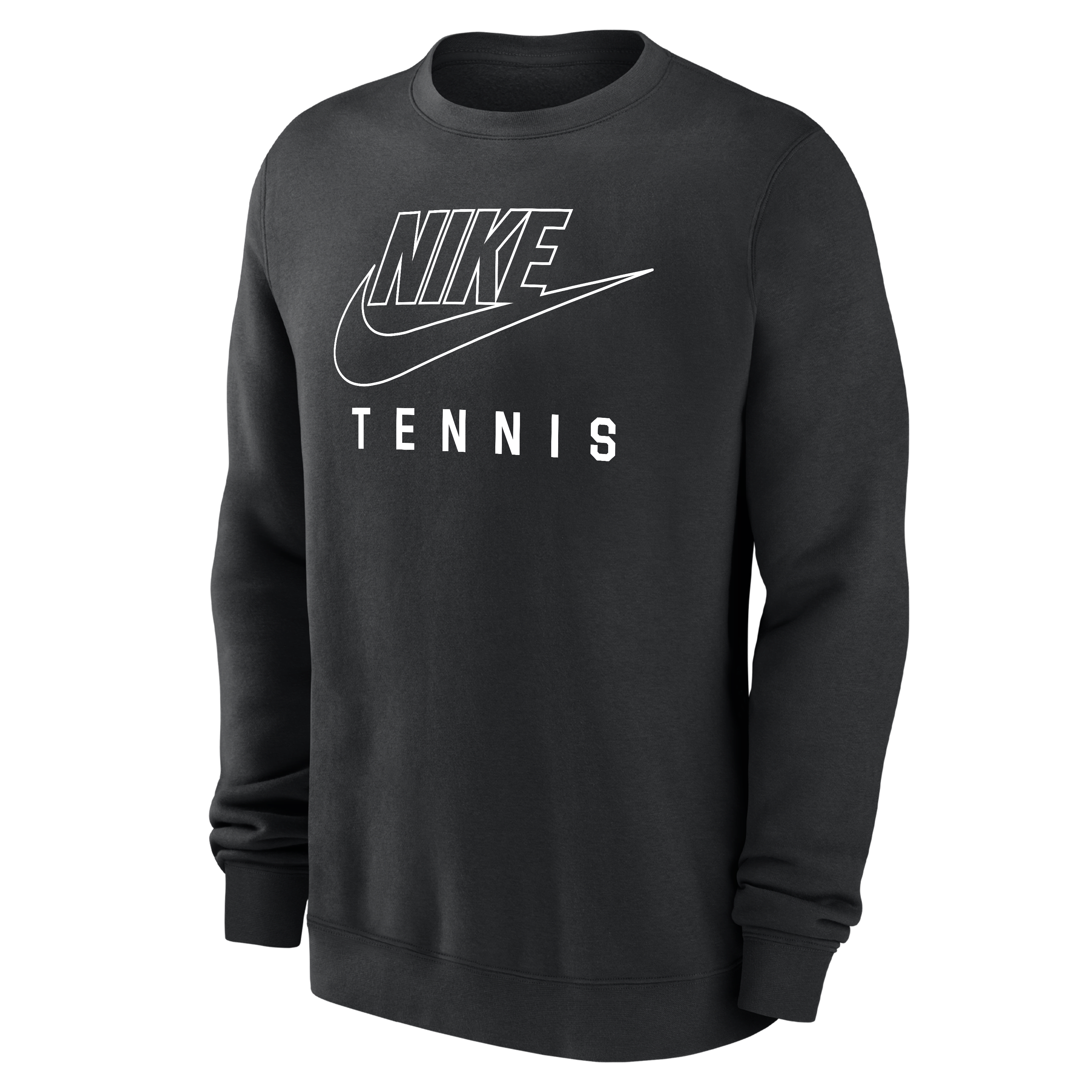 Nike Swoosh Club Fleece Men's Tennis Pullover Crew-Neck Sweatshirt