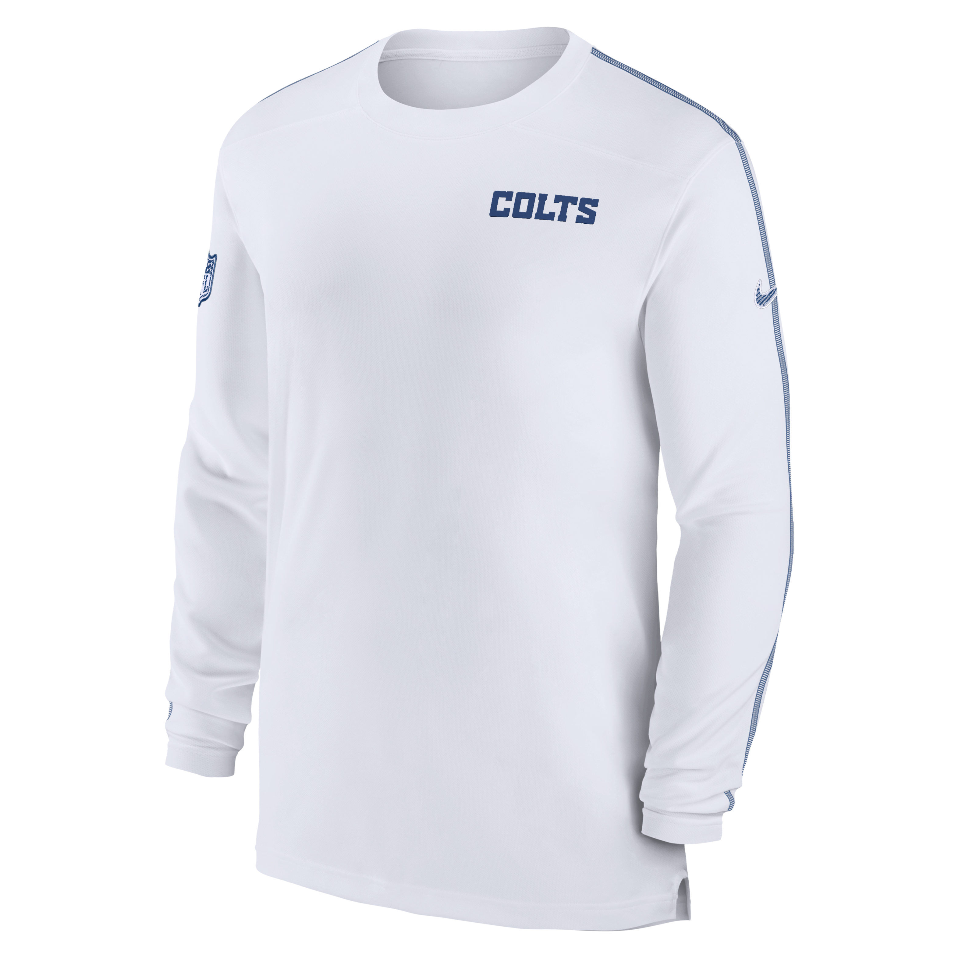 Indianapolis Colts Sideline Coach Men's Nike Dri-FIT NFL Long-Sleeve Top