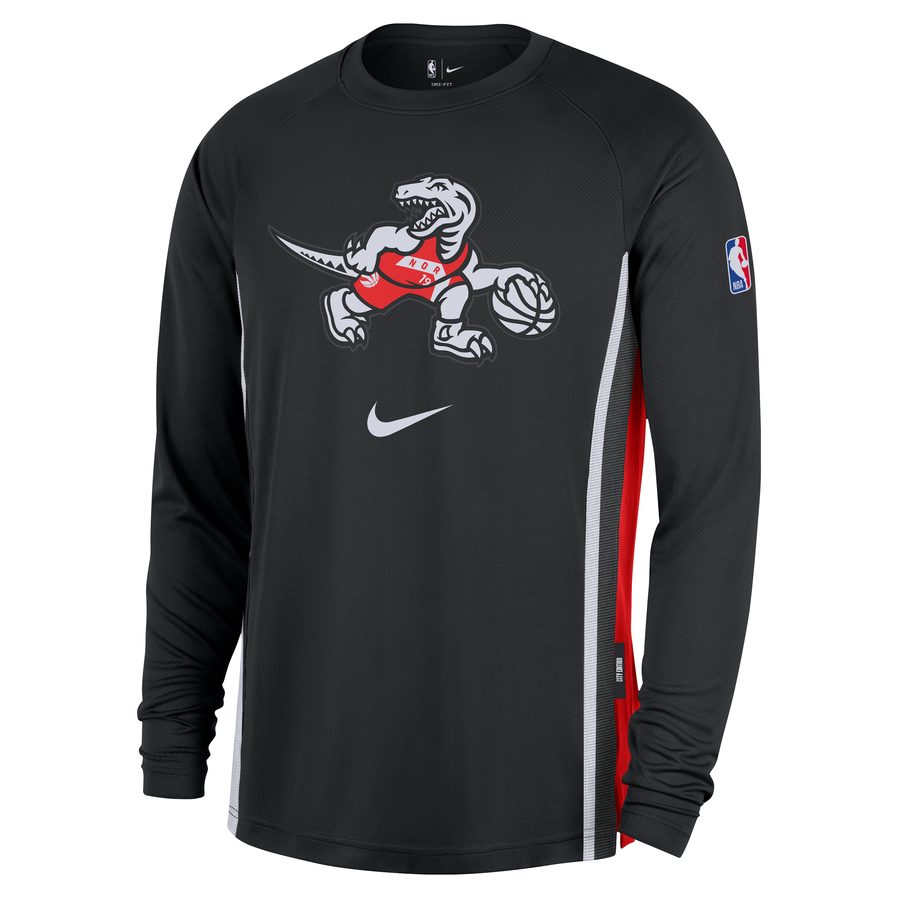 Toronto Raptors City Edition Men's Nike Dri-FIT Long-Sleeve Top