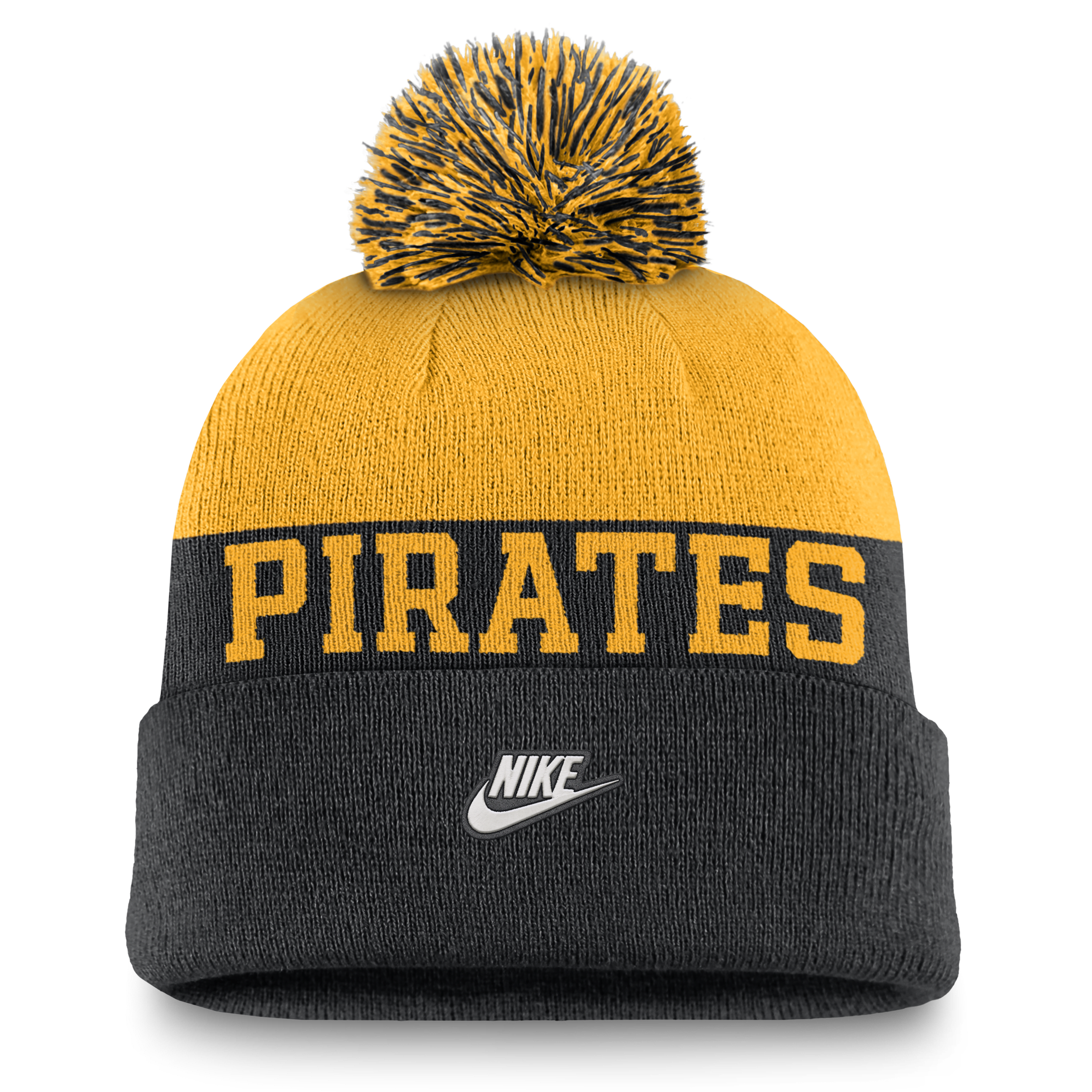 Pittsburgh Pirates Rewind Peak Men's Nike MLB Cuffed Pom Beanie