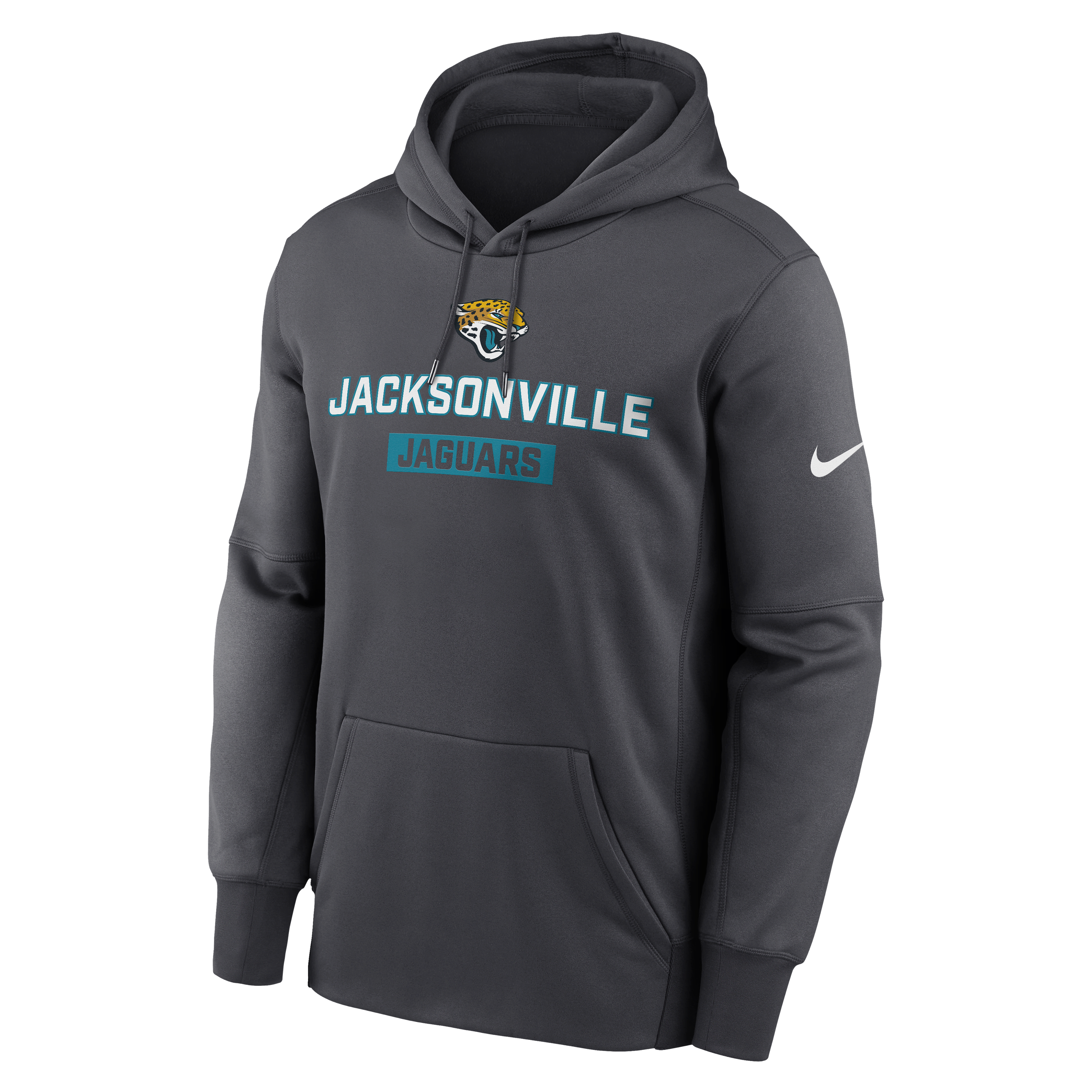 Jacksonville Jaguars Toss Sweep Men’s Nike Therma NFL Pullover Hoodie