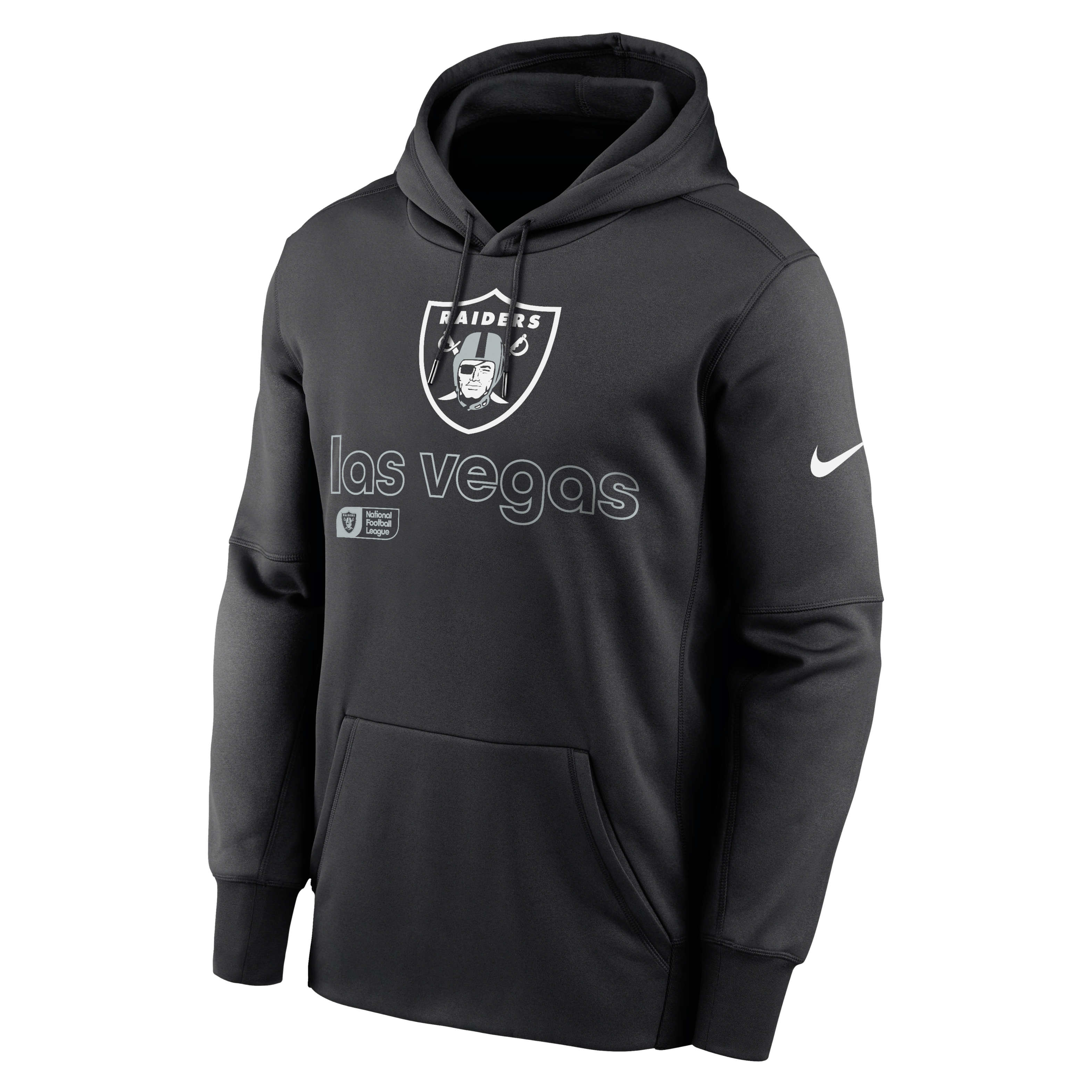 Las Vegas Raiders Icon Men’s Nike Therma NFL Pullover Hoodie